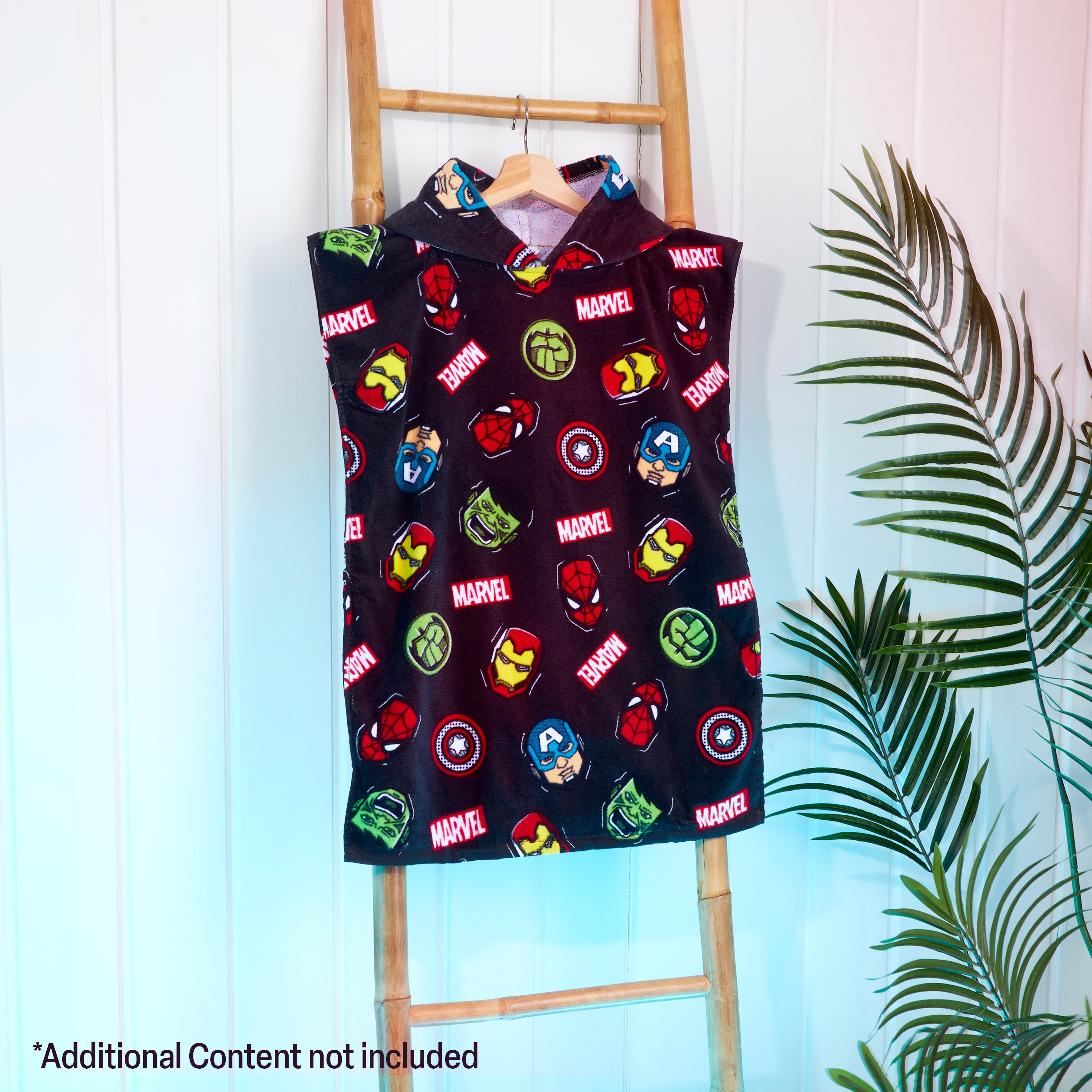marvel-poncho-bain-capuche-coton-enfant-6-9-ans image 2