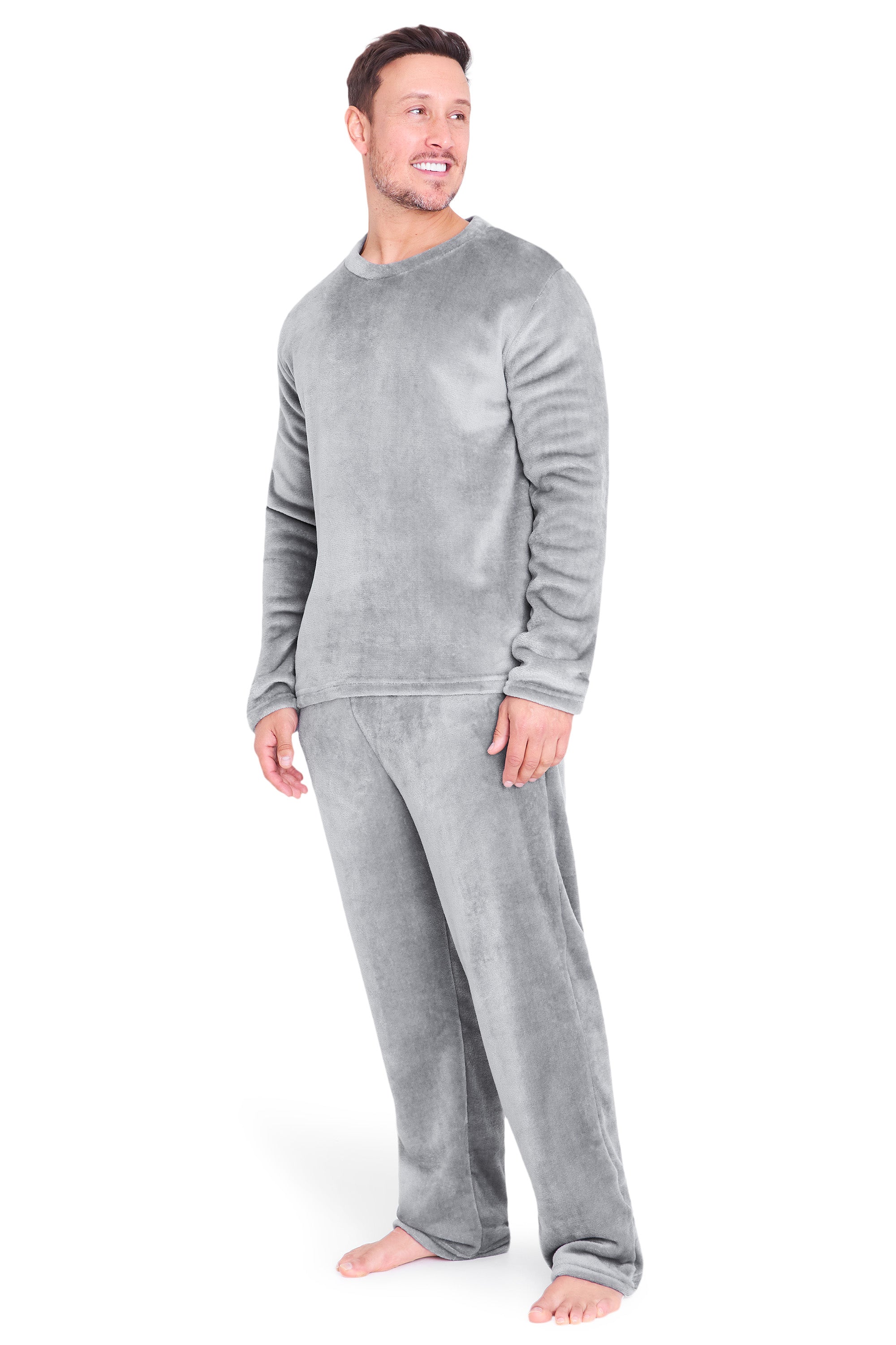 citycomfort-pyjama-homme-polaire-2-pi-ces-noir image 4