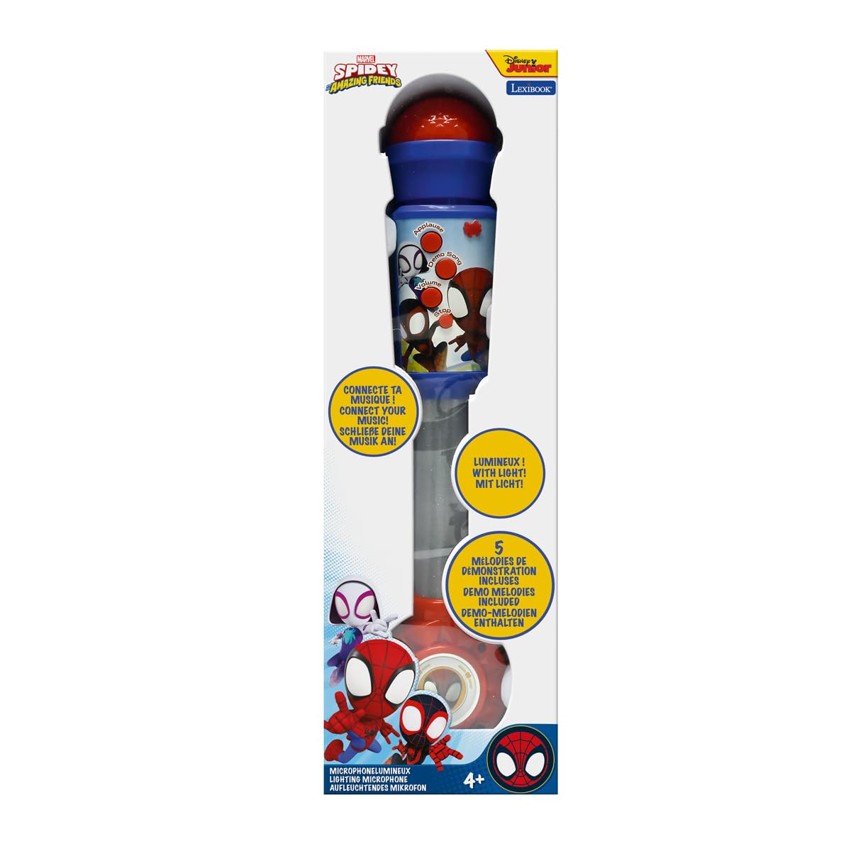 lexibook-spider-man-micro-lumineux-enfant-mic90sp-bleu image 5
