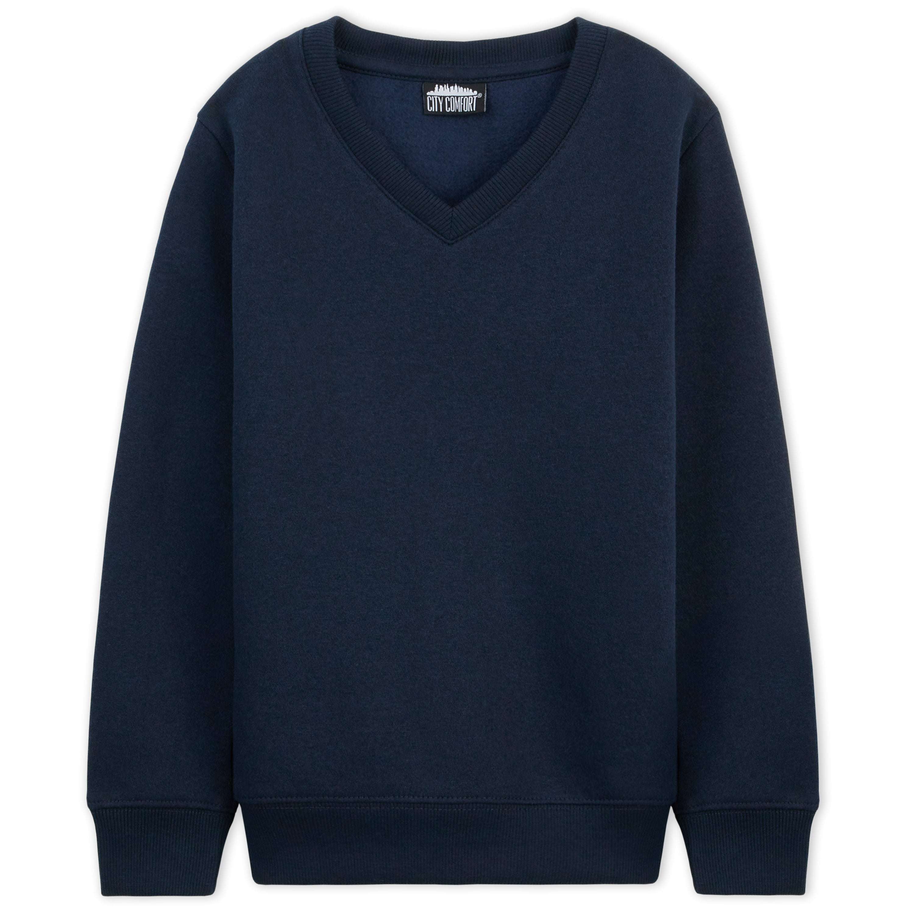 get-trend-citycomfort-pull-col-v-gar-on-noir-3-4-ans image 8