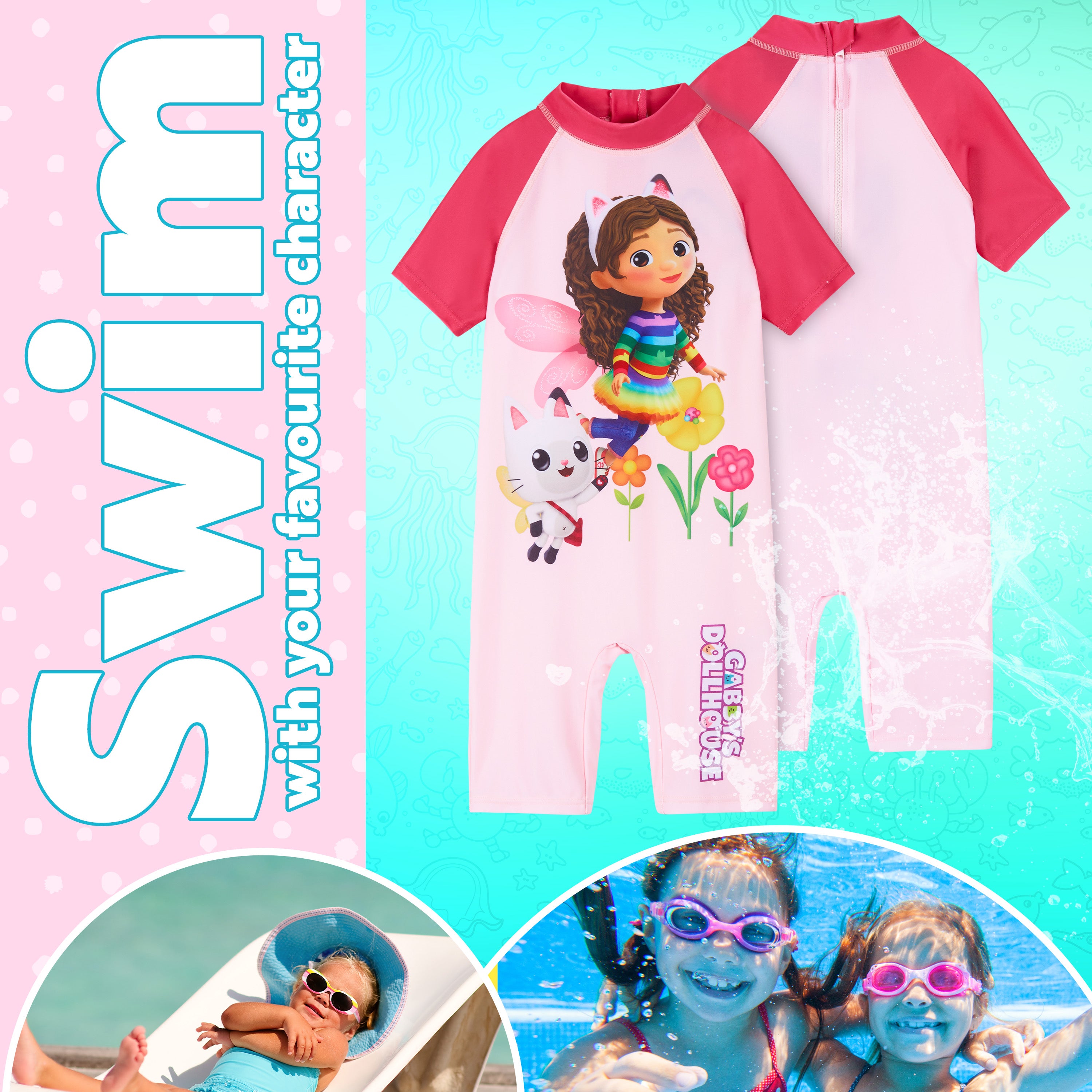 get-trend-girls-gabby-maillot-une-pi-ce-fille-manches-longues-zip image 5