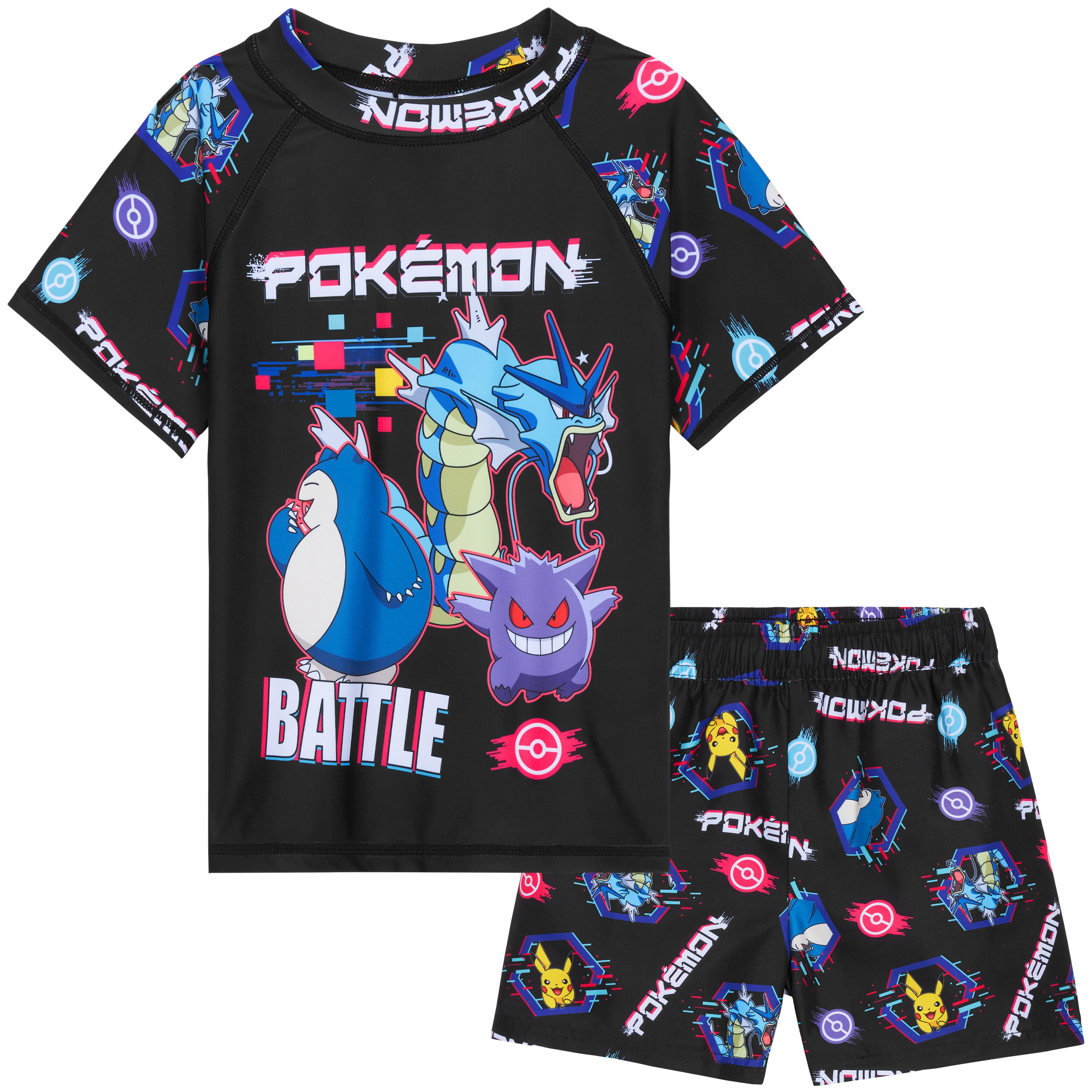 pok-mon-ensemble-maillot-bain-gar-on-2-pi-ces-7-8-ans image 1