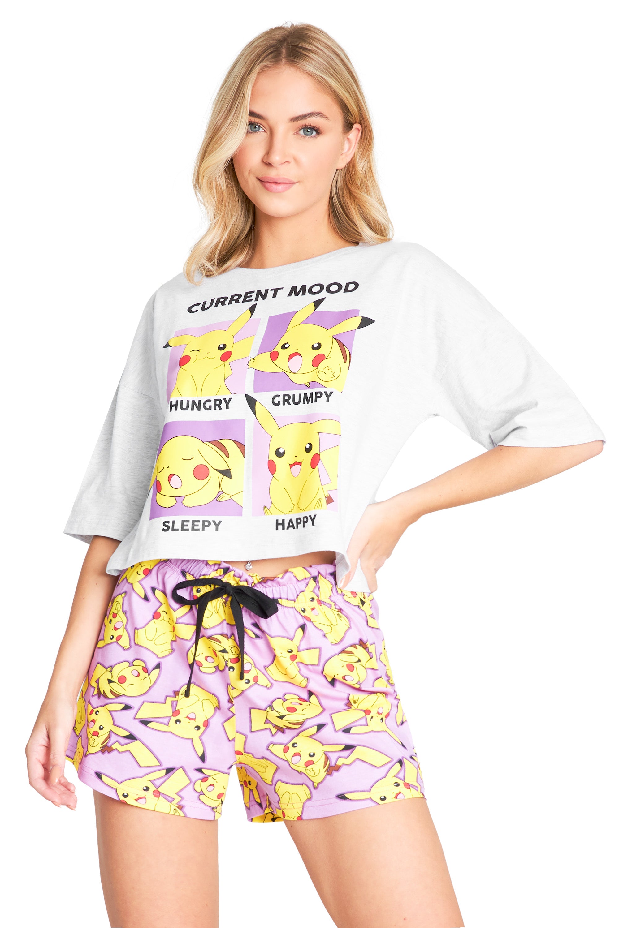 get-trend-pok-mon-pyjama-femme-pikachu-2-pi-ces-taille-m image 1