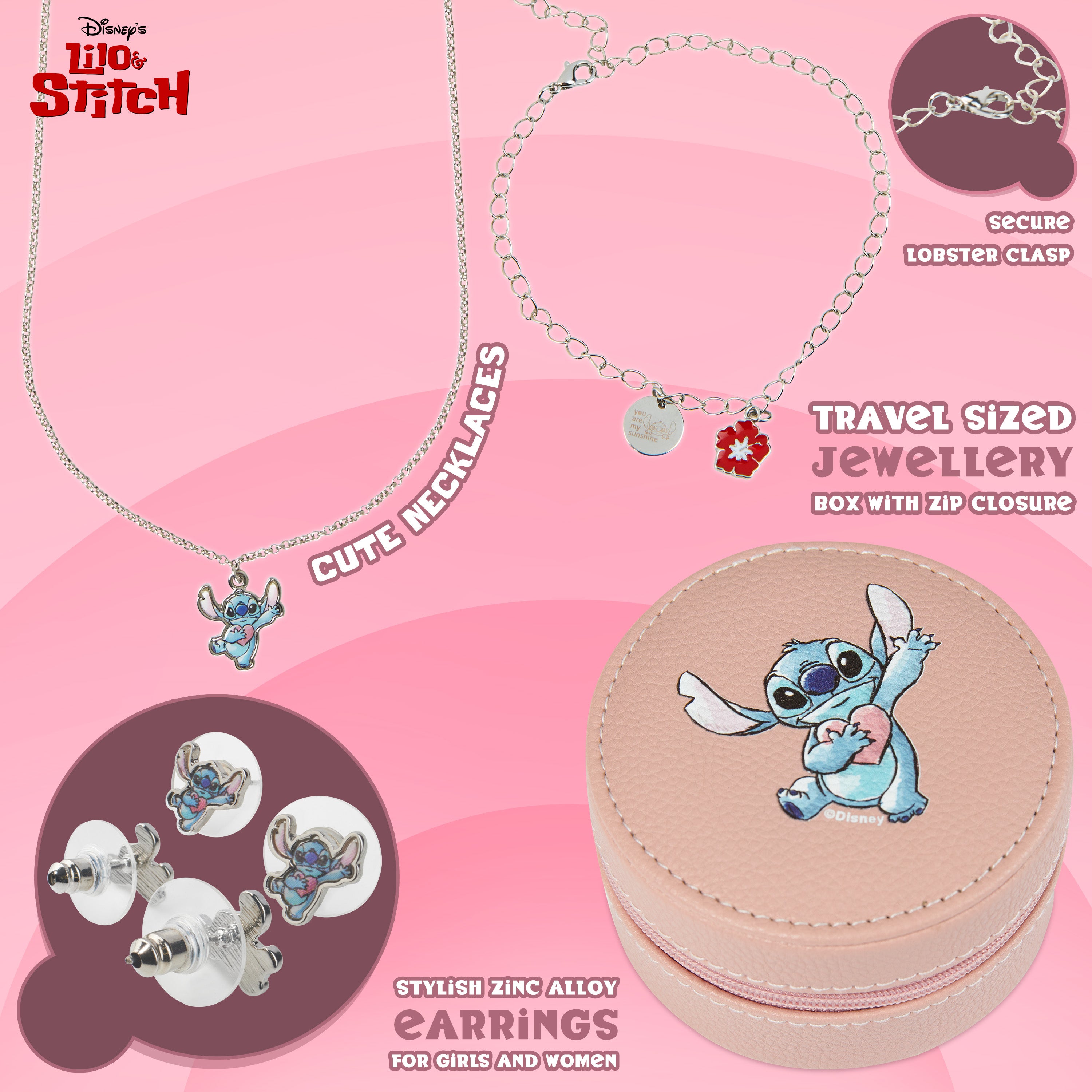 disney-stitch-parure-bijoux-fille-collier-bracelet-2 image 6