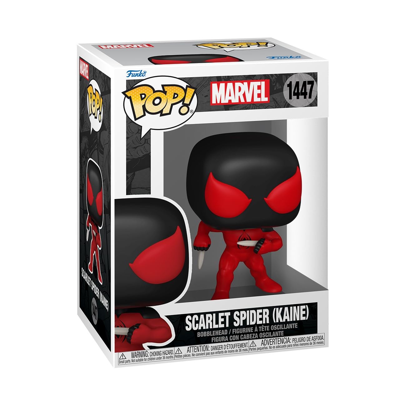 funko-pop-marvel-kaine-parker-figurine-vinyle-9-5-cm image 1