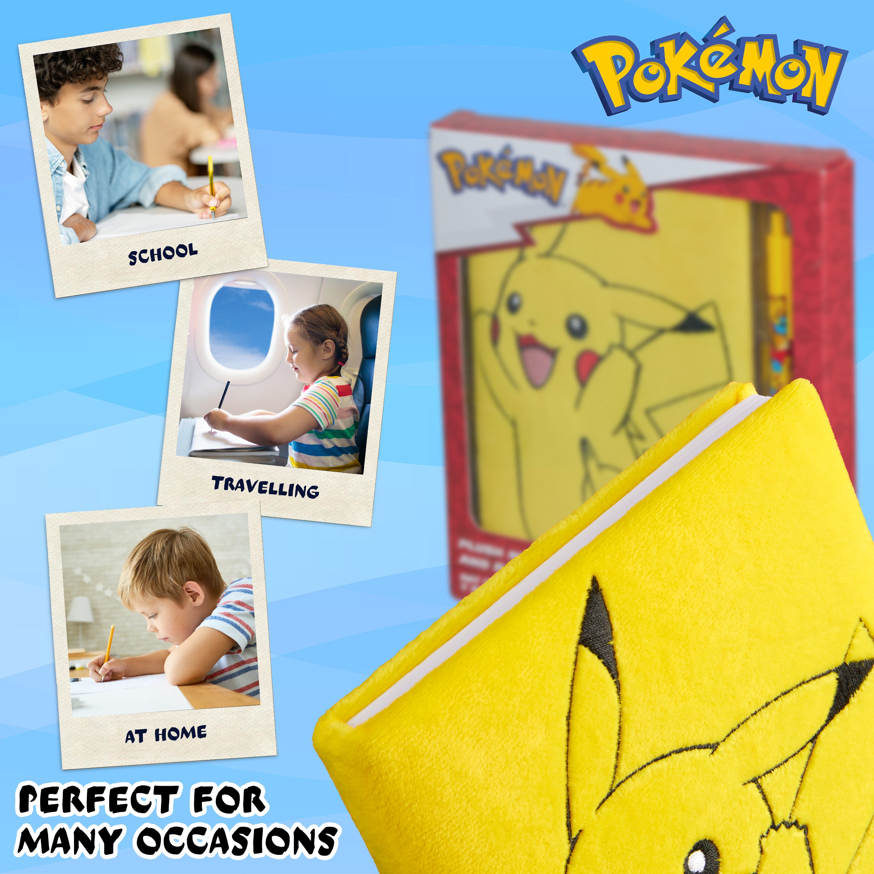 pok-mon-carnet-stylo-set-papeterie-notebook-ballpen-pikachu image 4