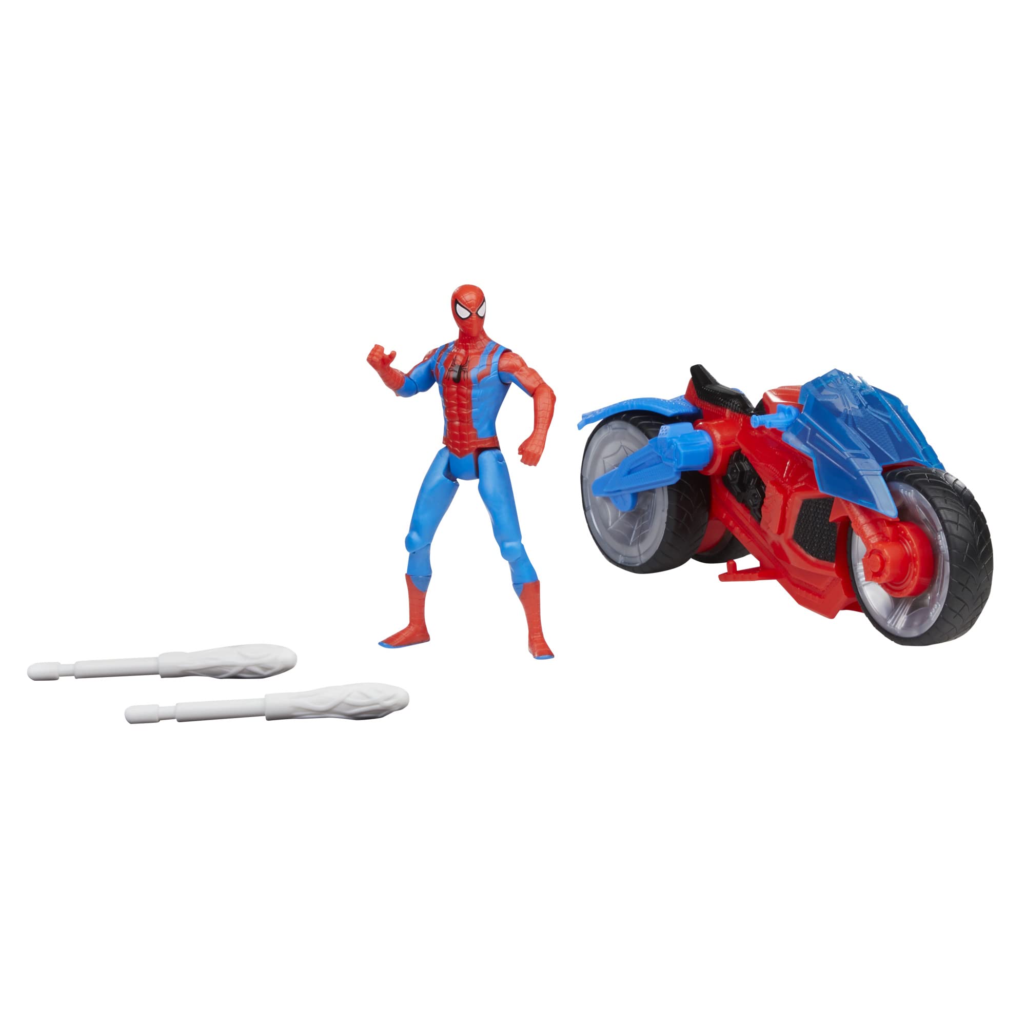 marvel-spider-man-arachno-moto-jouet-figurine-10-cm-lance-toile image 4