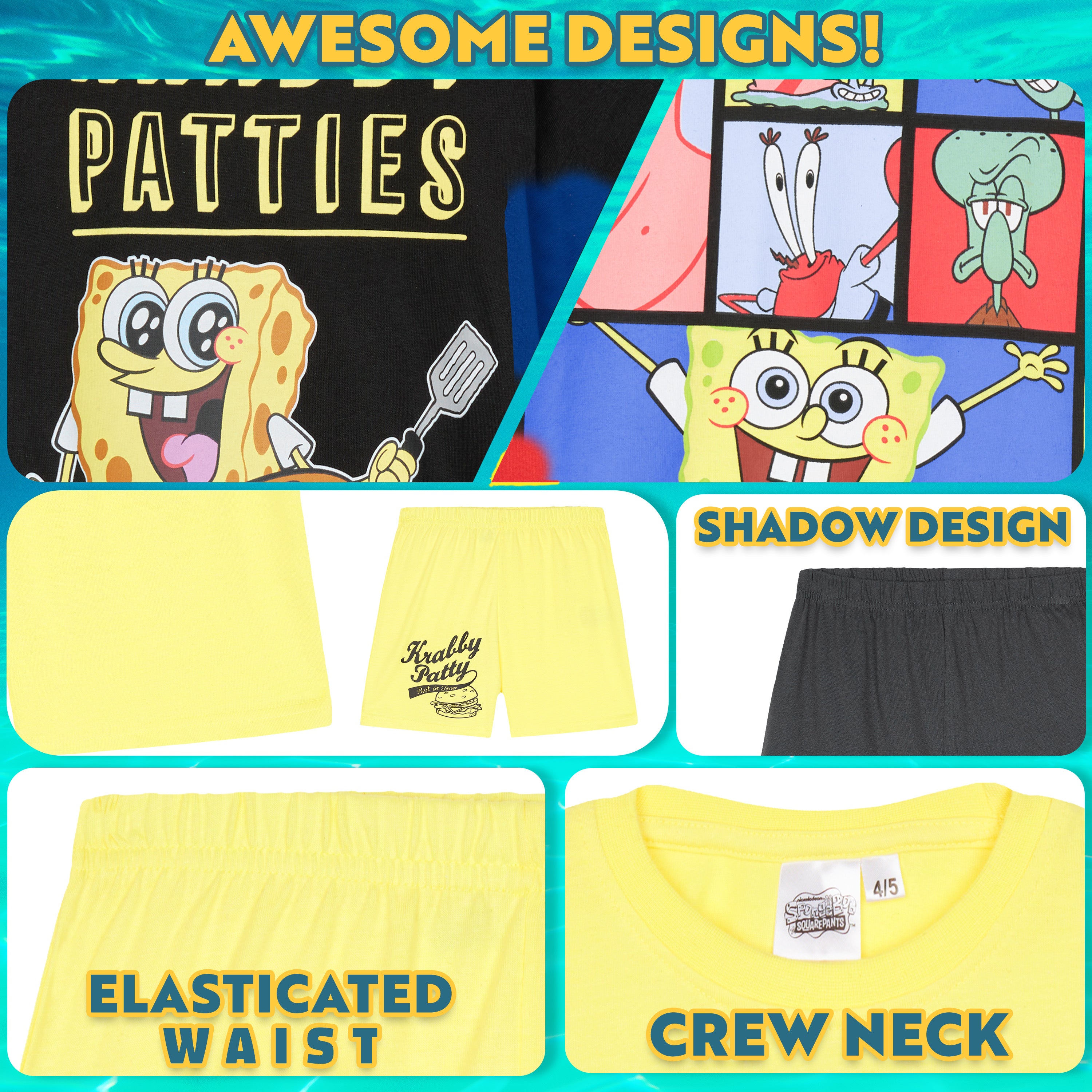 get-trend-bob-pyjama-court-gar-on-7-8-ans-t image 4