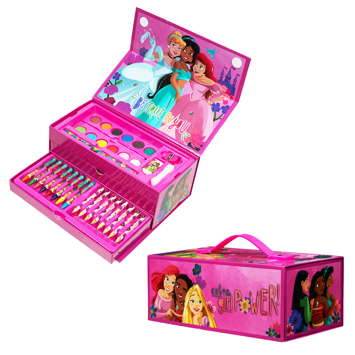 disney-princess-coffret-coloriage-enfant-40-pi-ces-valisette image 1