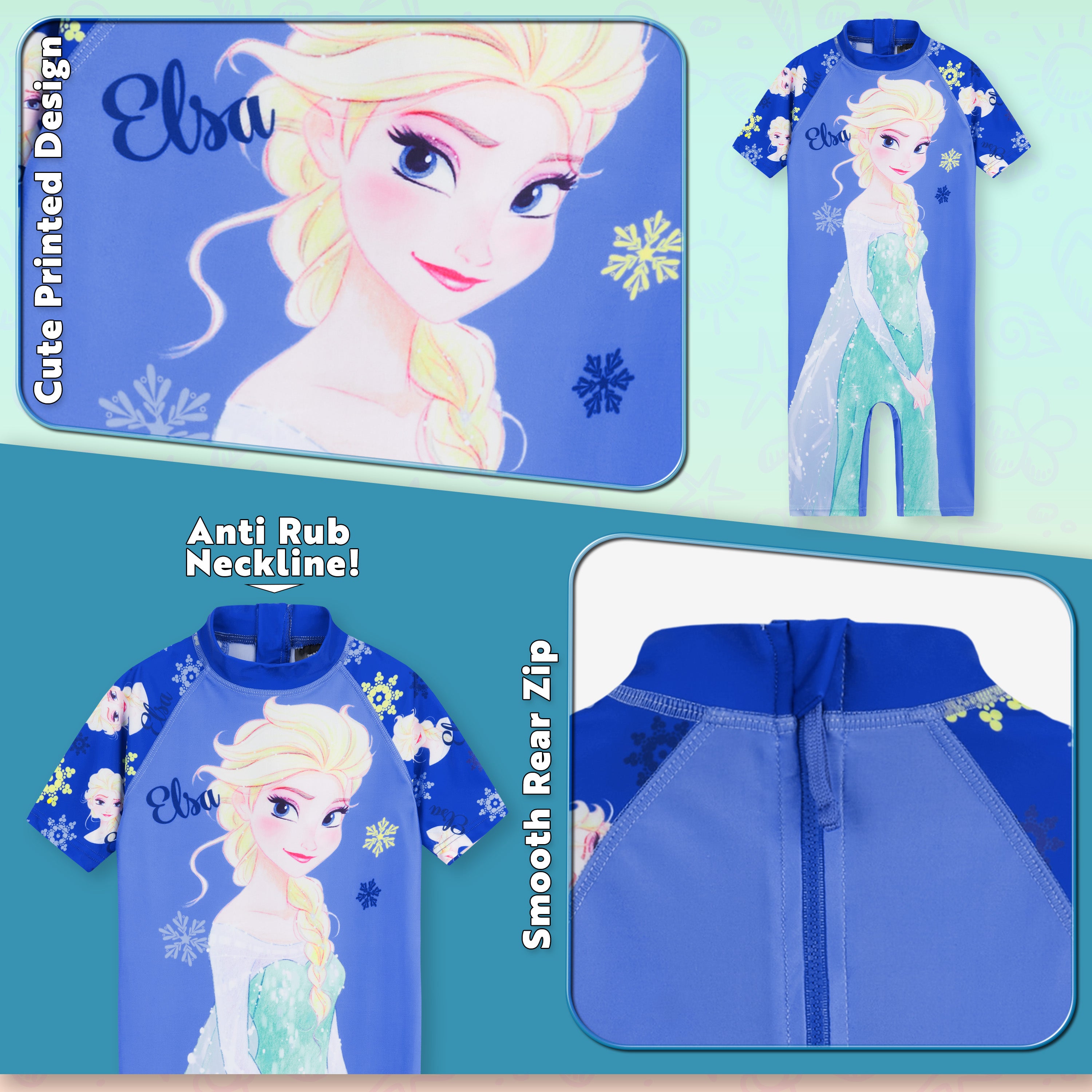 disney-frozen-maillot-de-bain-fille-1-pi-ce-5-6-ans-elsa image 5