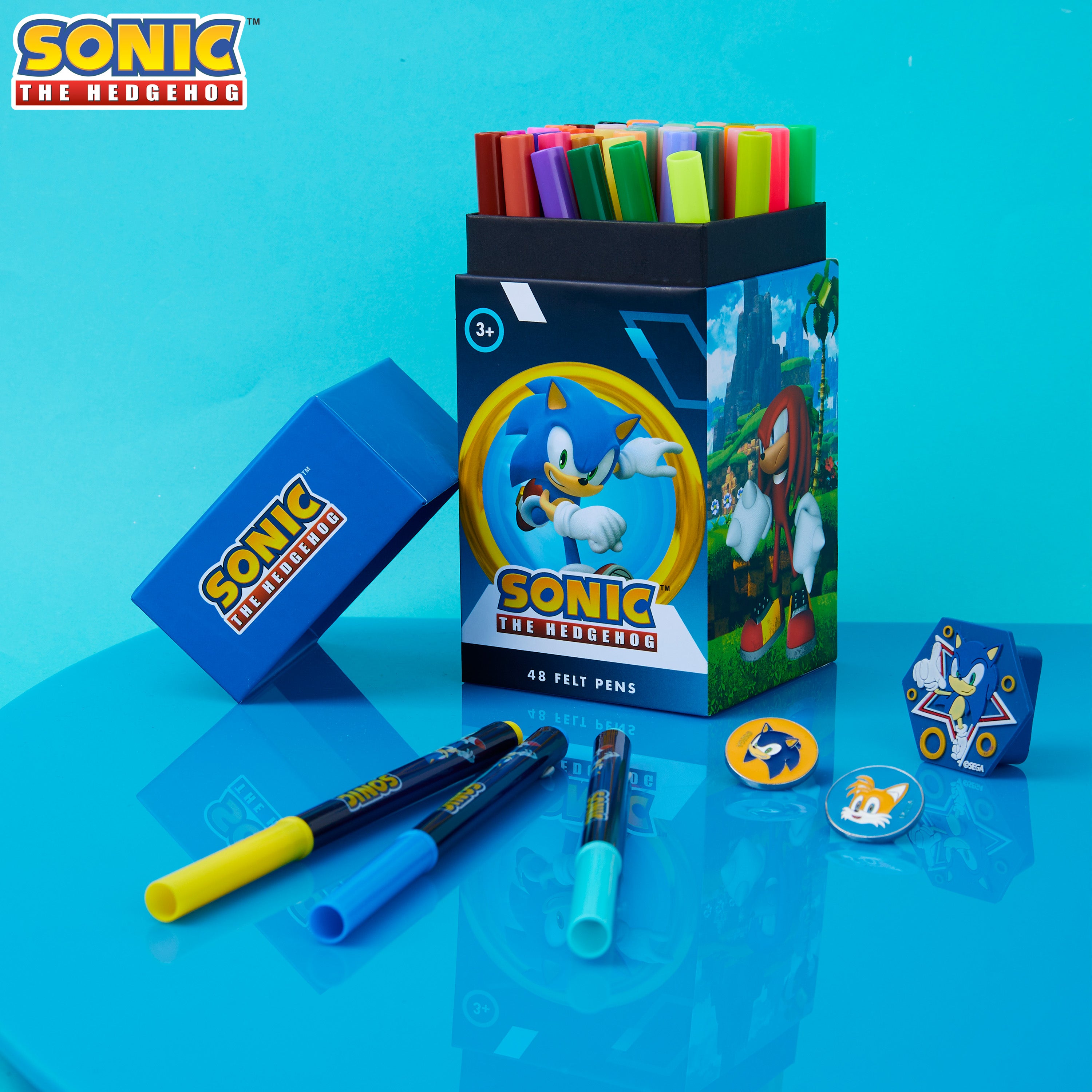 get-trend-sonic-48-feutres-enfant-lavables-sonic image 2