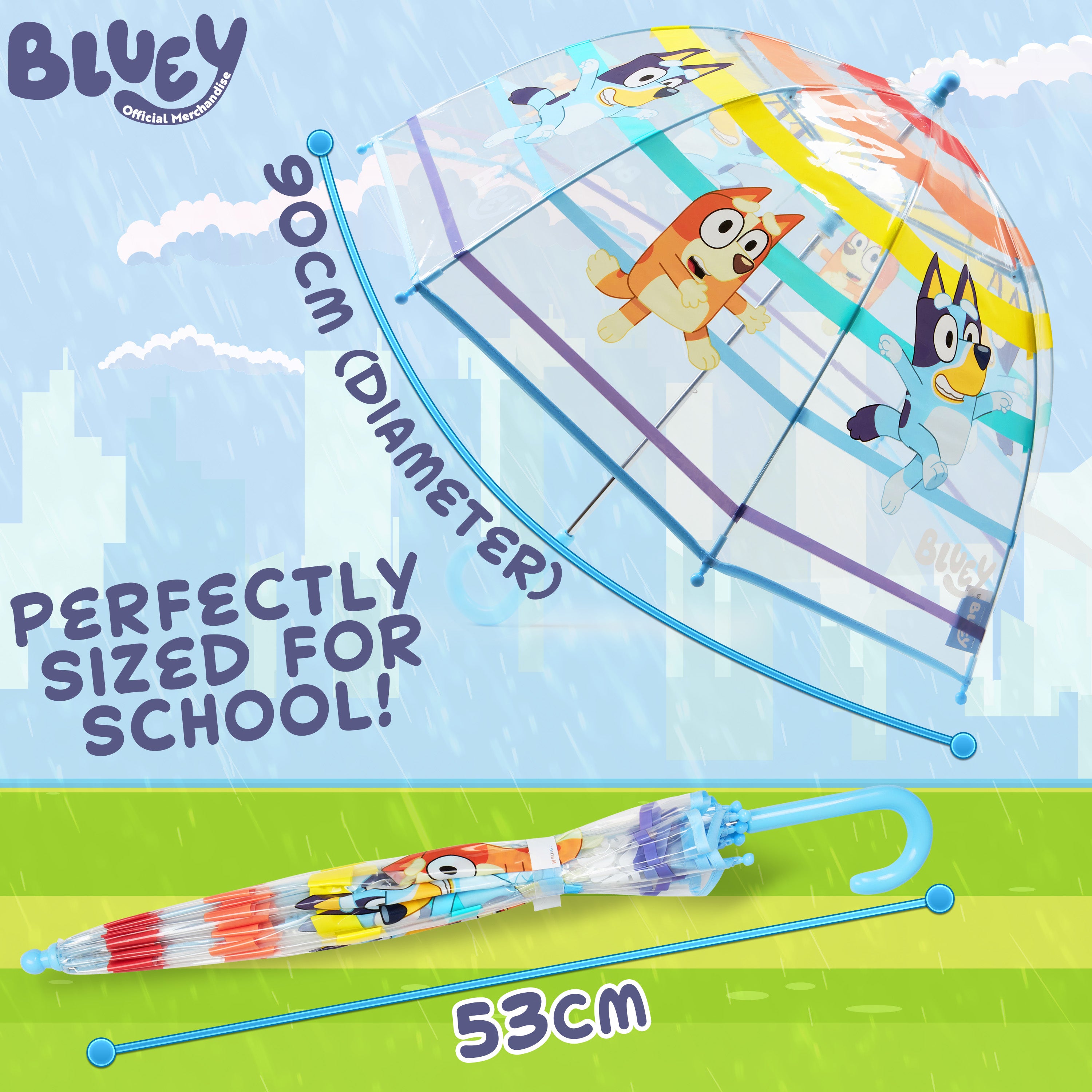bluey-parapluie-enfant-cloche-transparent-l-ger image 6