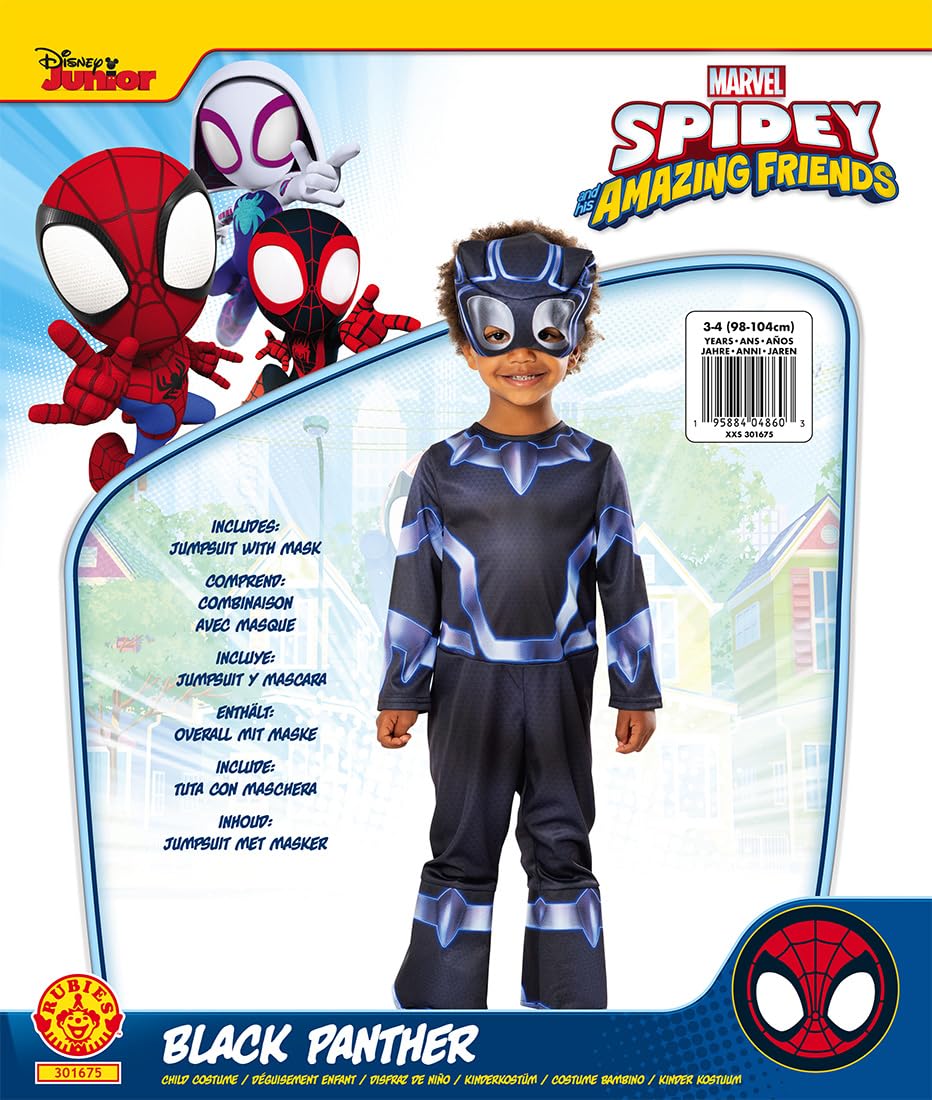 marvel-spider-man-d-guisement-enfant-3-4-ans-avec-masque image 6