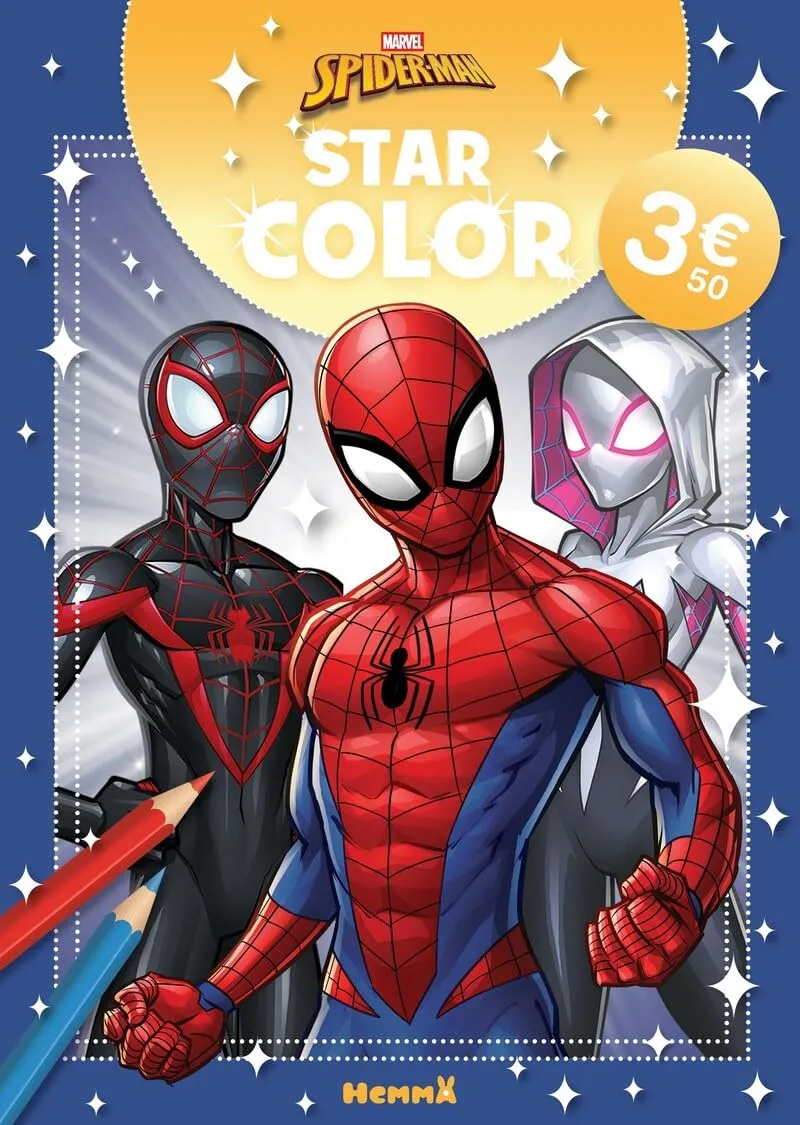 marvel-spider-man-star-color-livre-coloriage-4-ans-2 image 1