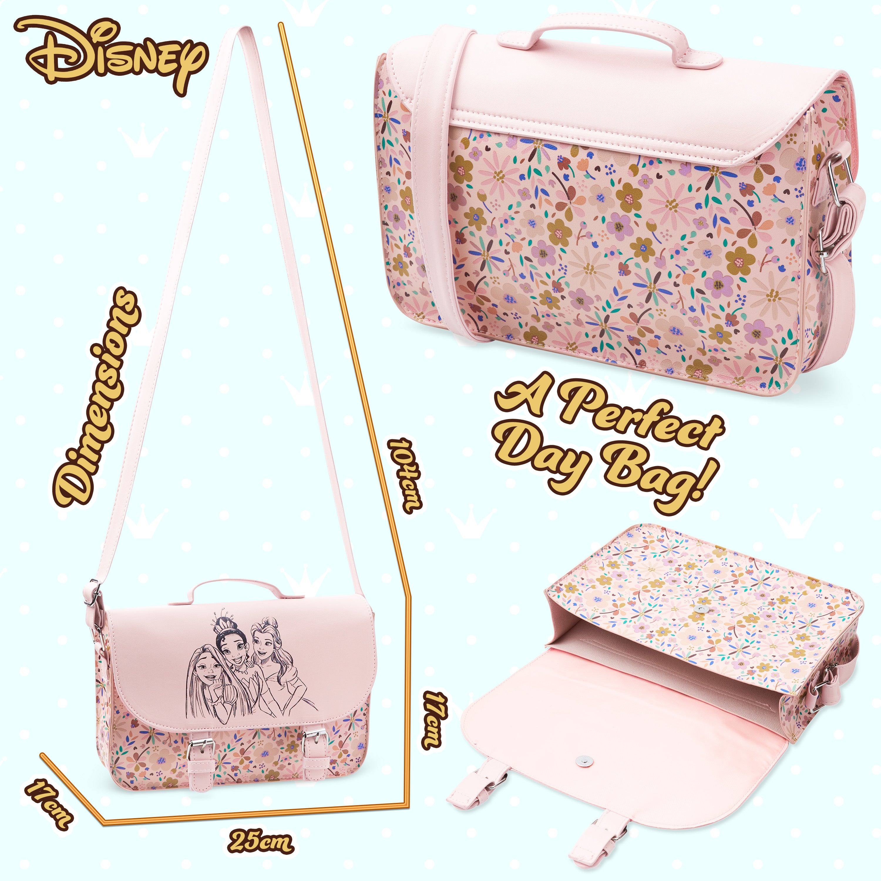 get-trend-girls-disney-princesse-sac-fille-bandouli-re-rose image 7