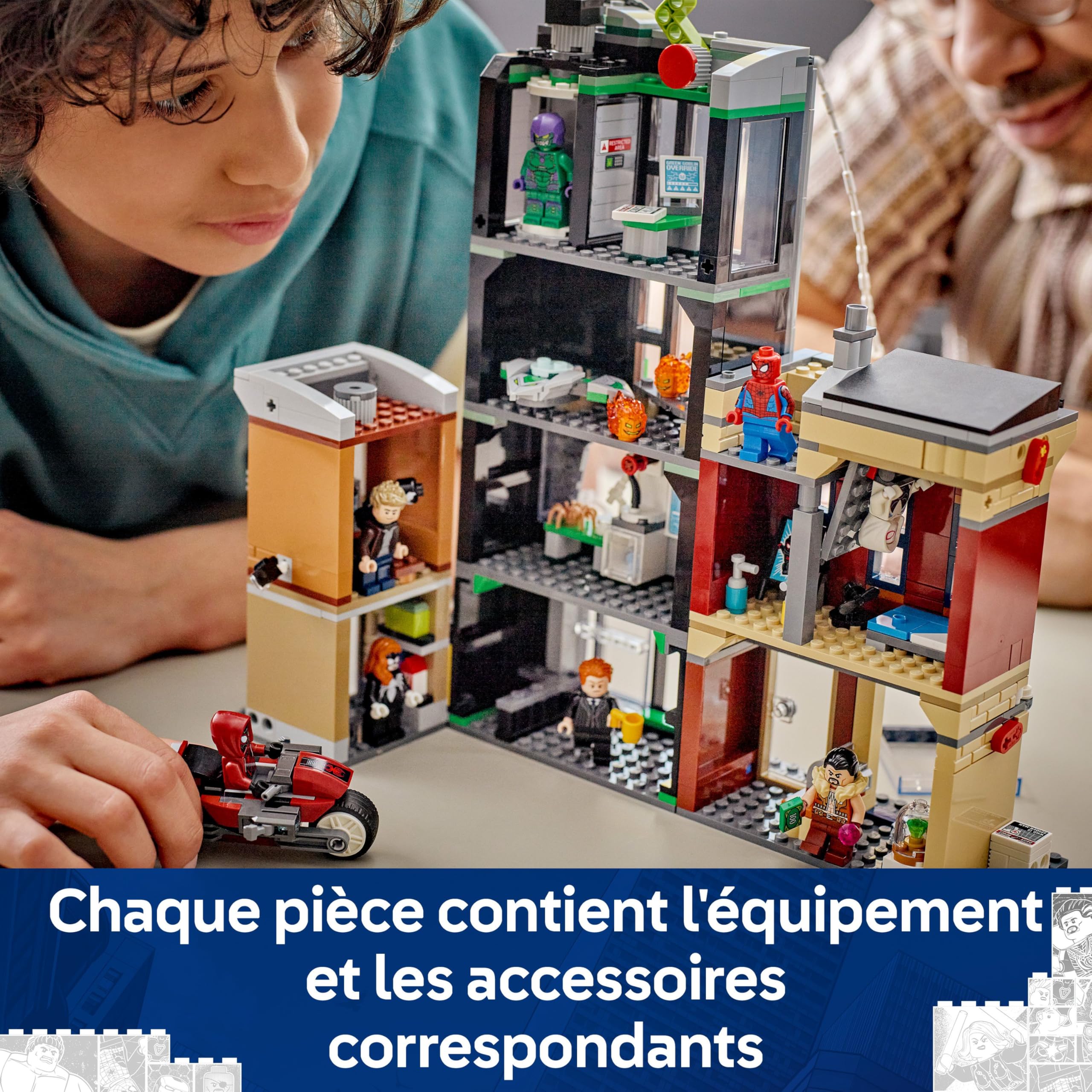 lego-marvel-76324-spider-man-contre-oscorp-jeu-808-pi-ces image 4