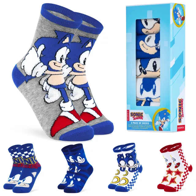 get-trend-sonic-chaussettes-gar-on-coton-lot-de-5 image 1
