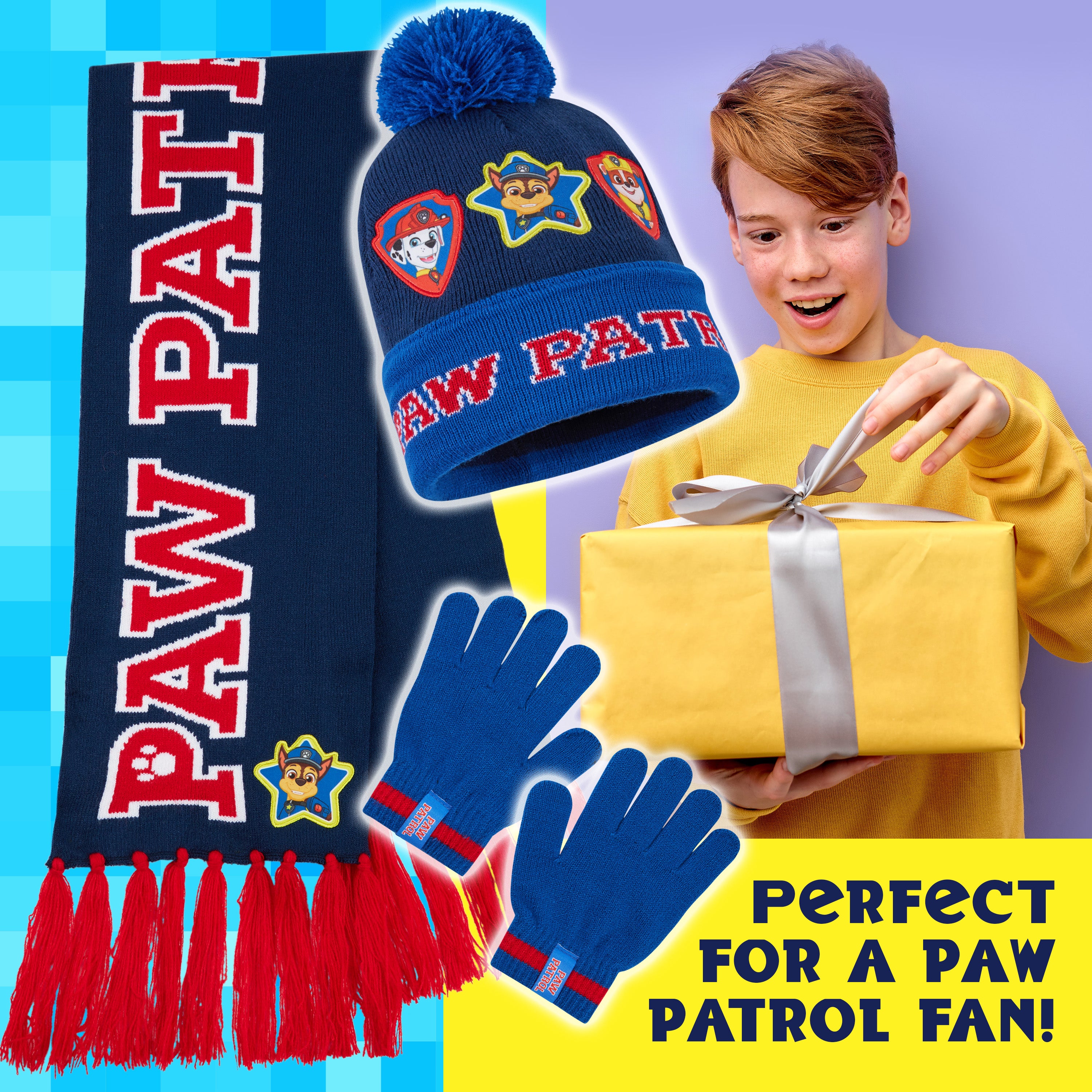 pat-patrouille-ensemble-hiver-bonnet-charpe-gants-2-6-ans image 3