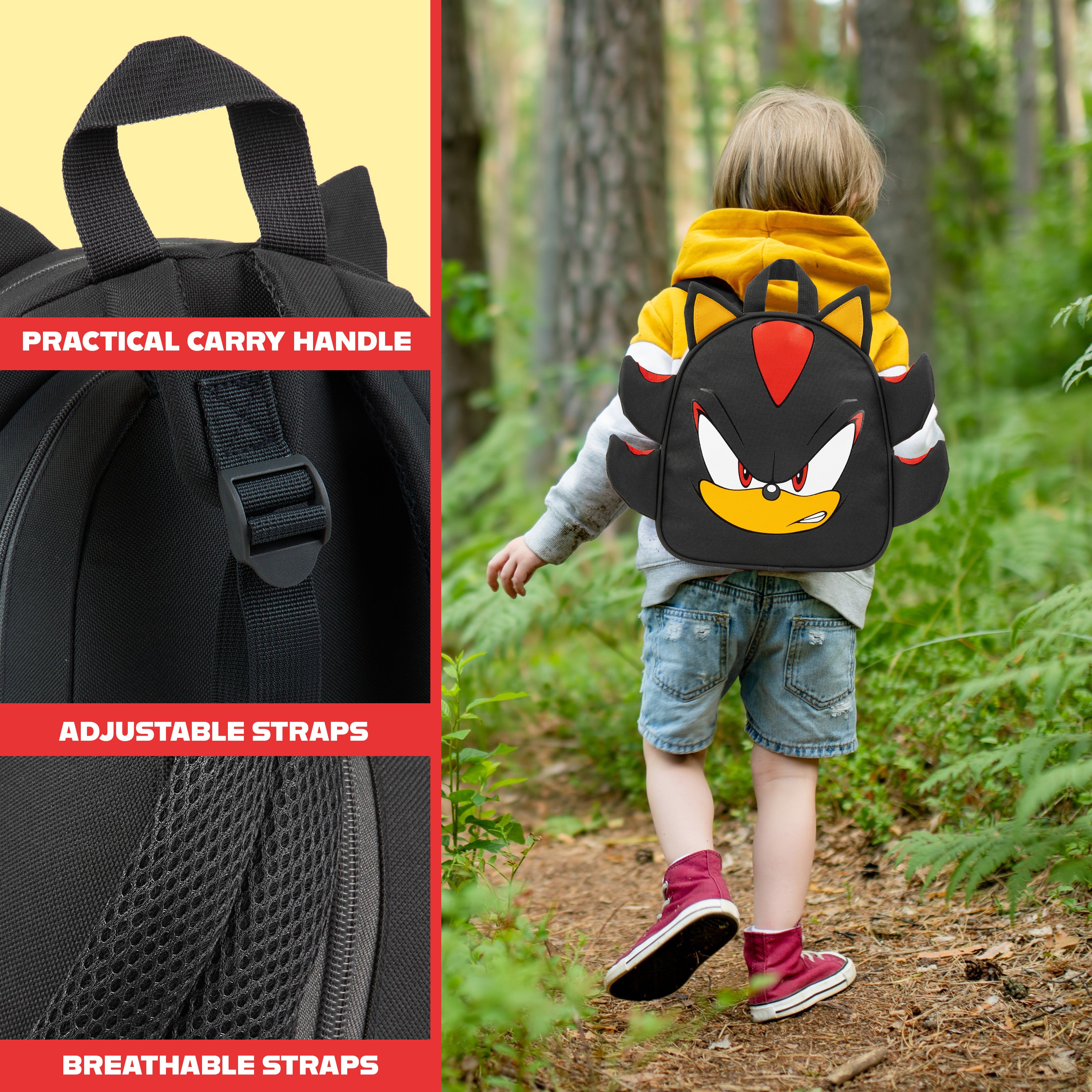 sonic-sac-dos-enfant-gamer-bleu-l-ger image 4