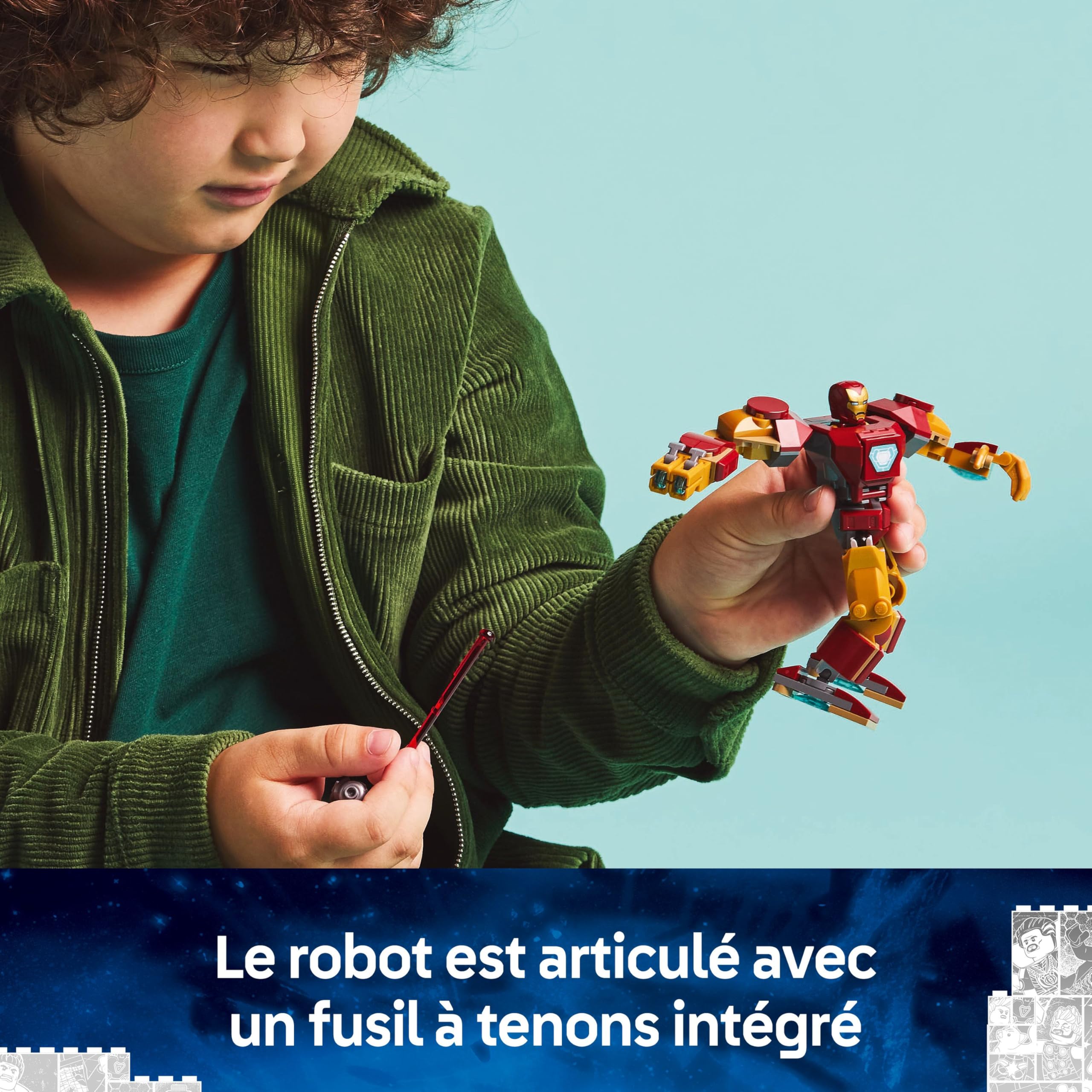 lego-marvel-76307-jeu-construction-robot-iron-man-contre-ultron image 5