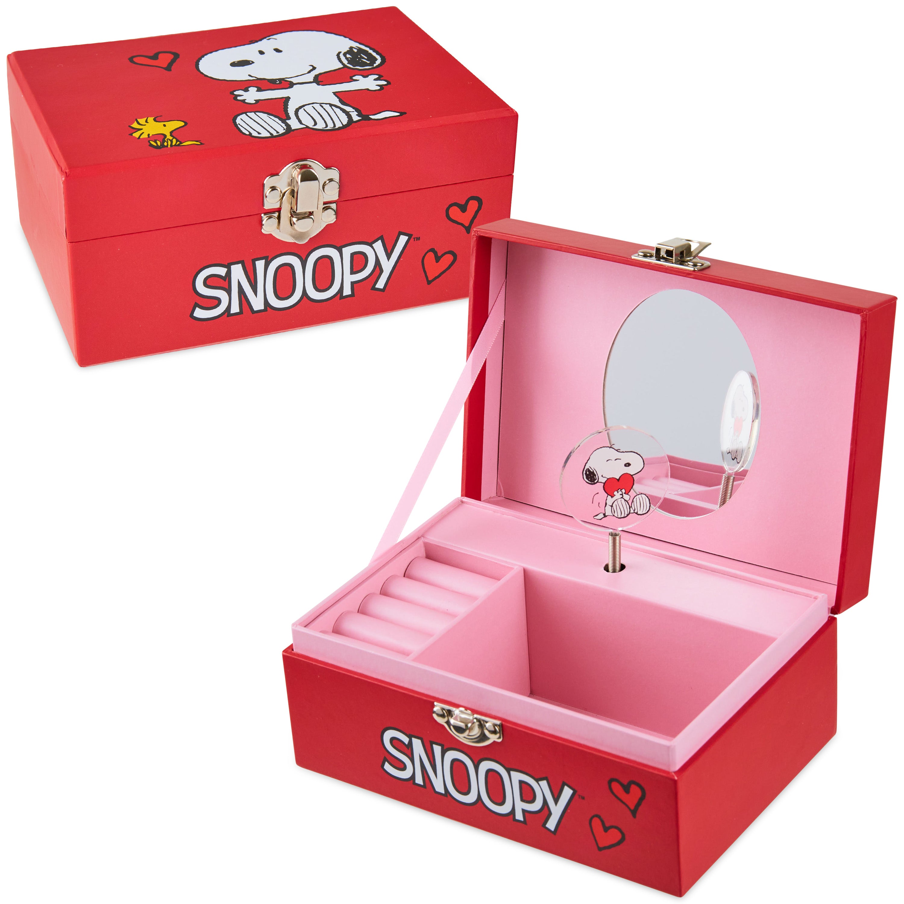 snoopy-girls-bo-te-bijoux-musicale-remontoir-compartiments image 1
