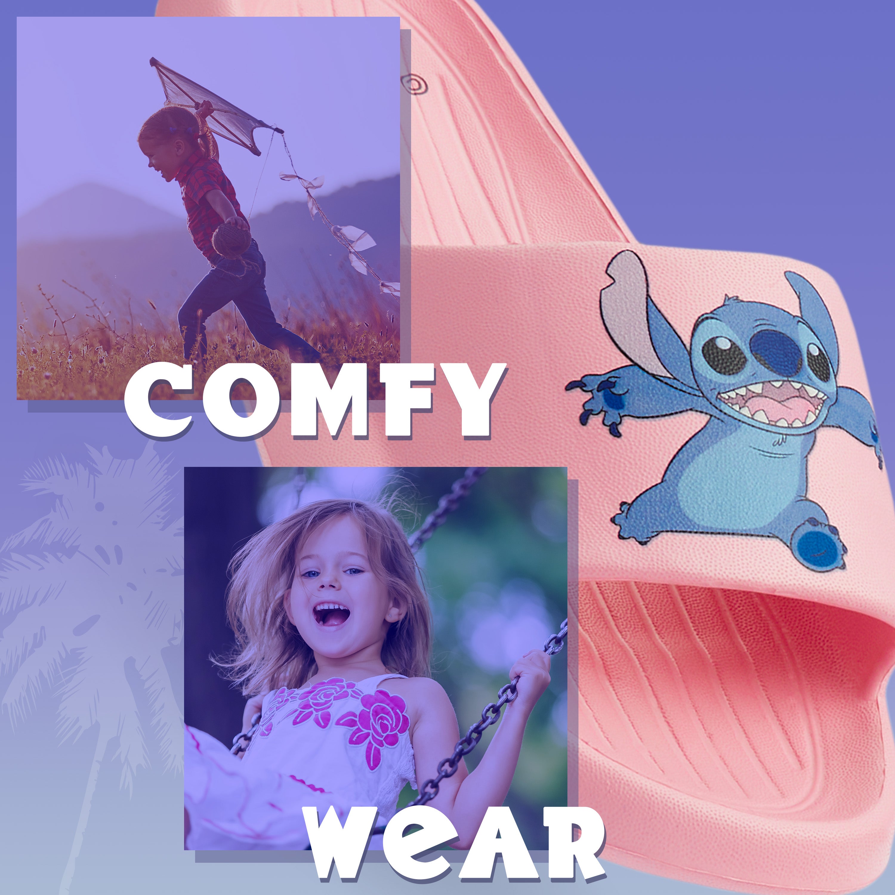 disney-stitch-sliders-fille-claquettes-rose-angel-2-5-3-5 image 5