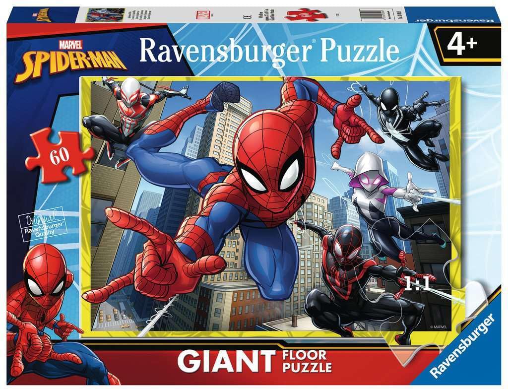 ravensburger-puzzle-sol-spider-man-60-pi-ces-4-ans image 1