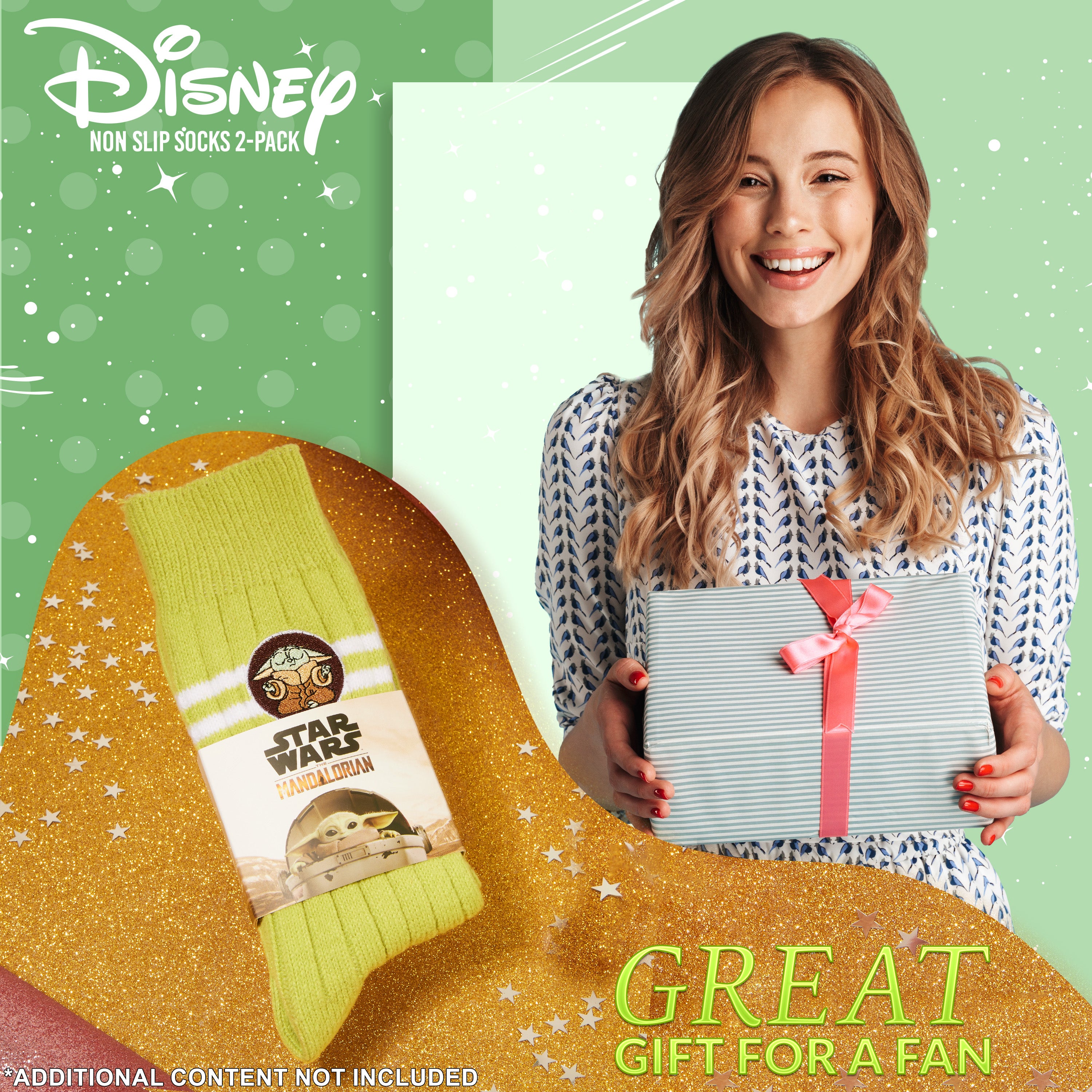 disney-baby-yoda-chaussettes-pilou-femme-antidesrapantes-taille-unique image 2