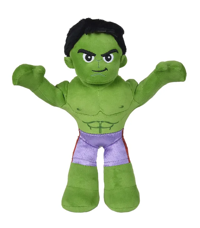 marvel-avengers-hulk-peluche-articul-e-25-cm-short-violet image 1
