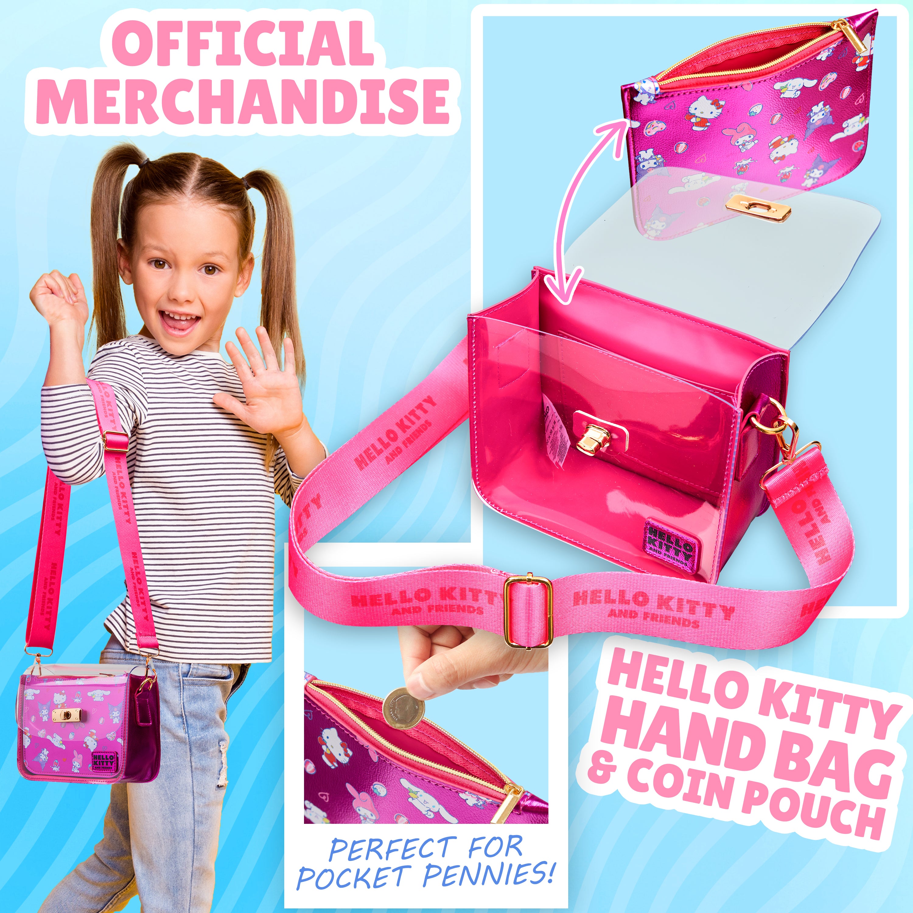 hello-kitty-sac-bandouli-re-fille-avec-porte-monnaie image 3