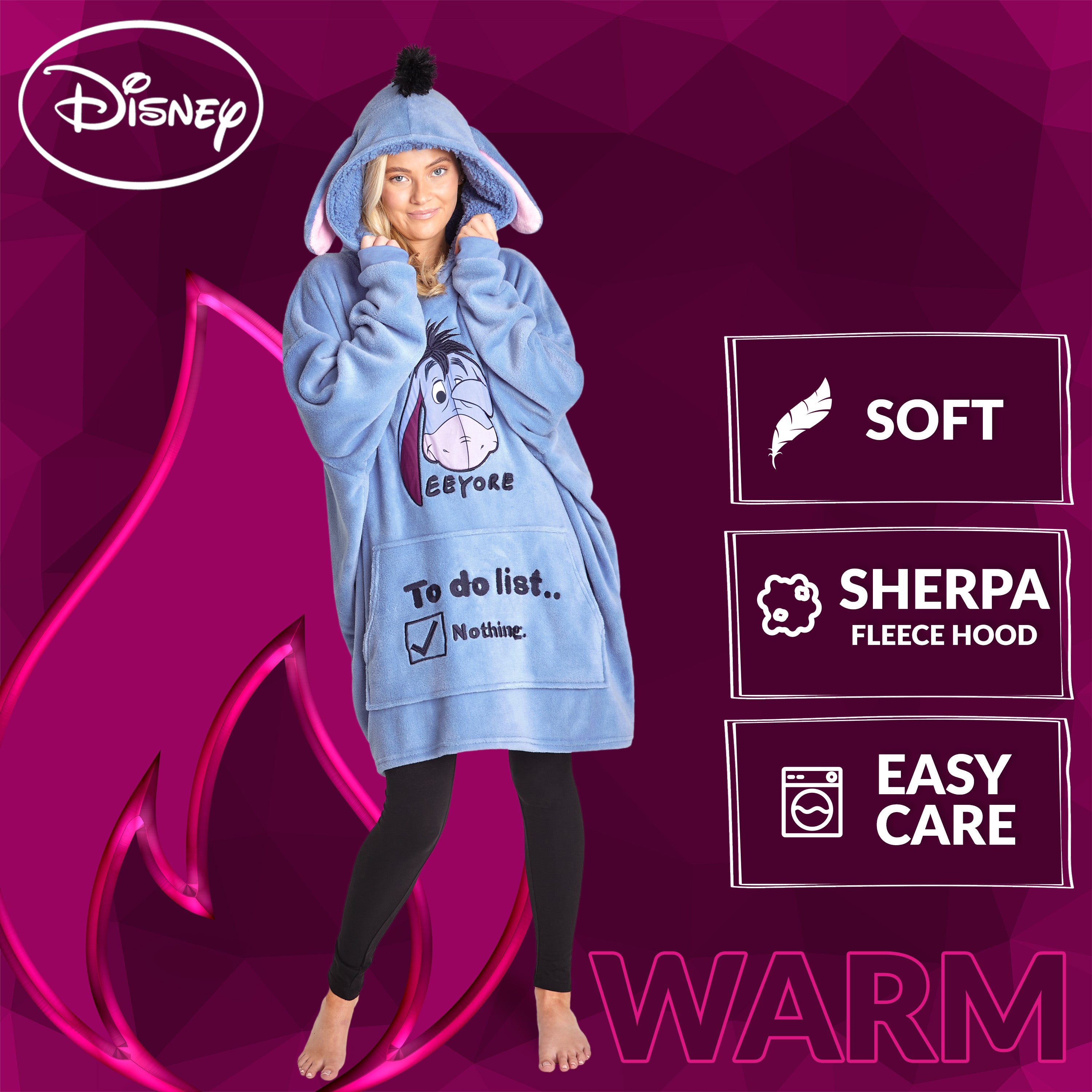 disney-stitch-plaid-sweat-capuche-polaire-taille-unique image 5