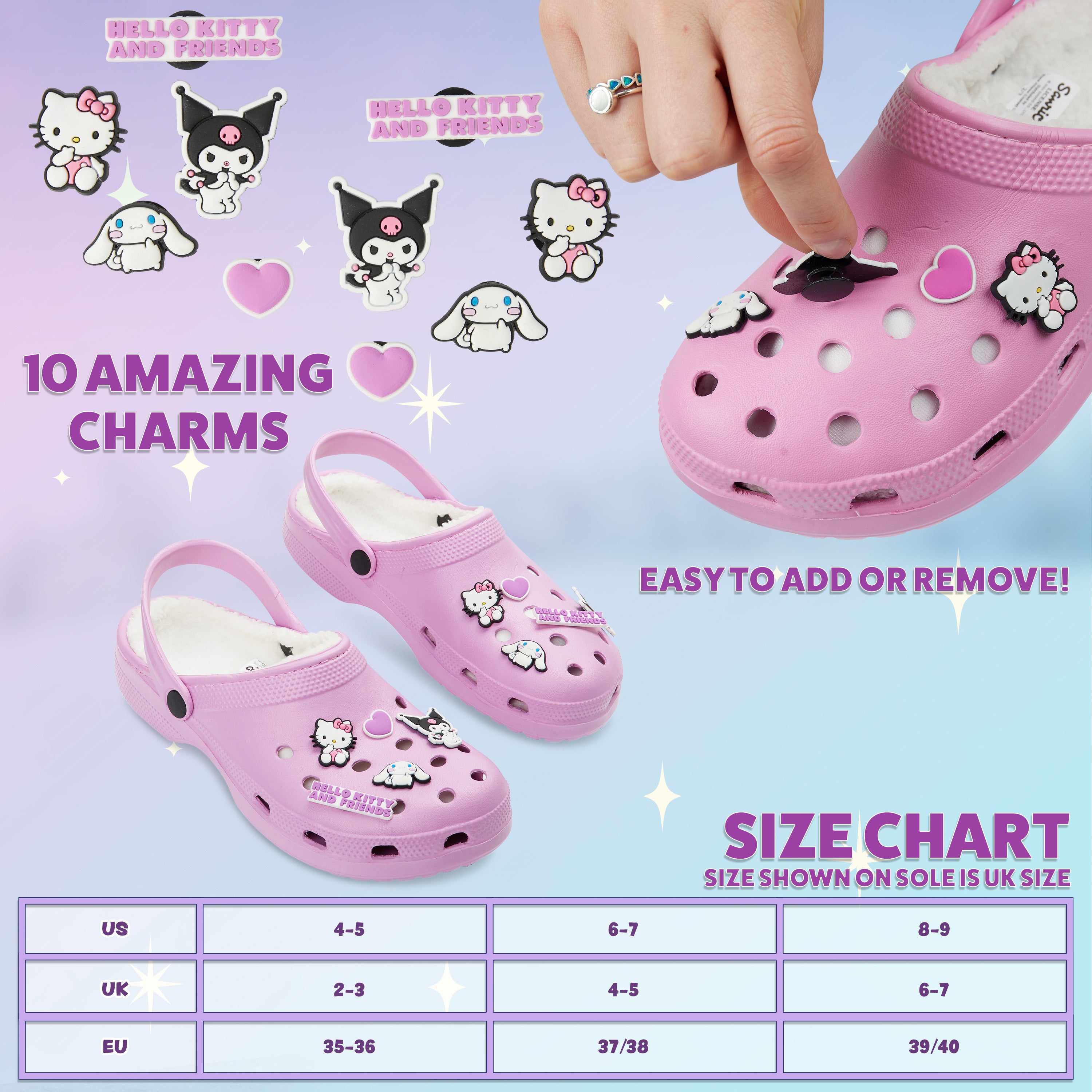 hello-kitty-sabots-femme-fourr-s-doublure-polaire-charms image 6