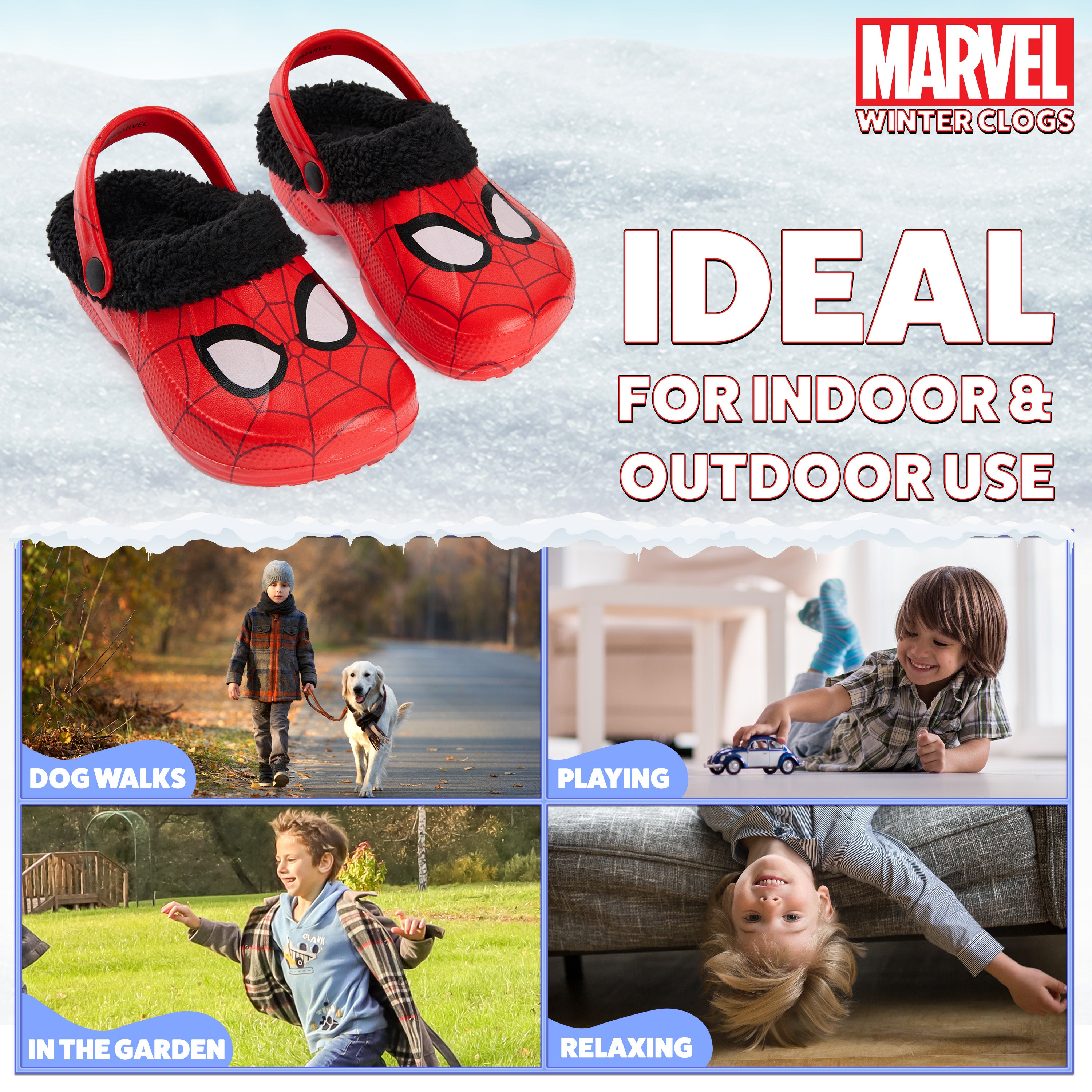 marvel-spiderman-sabots-hiver-gar-on-doublure-polaire image 5