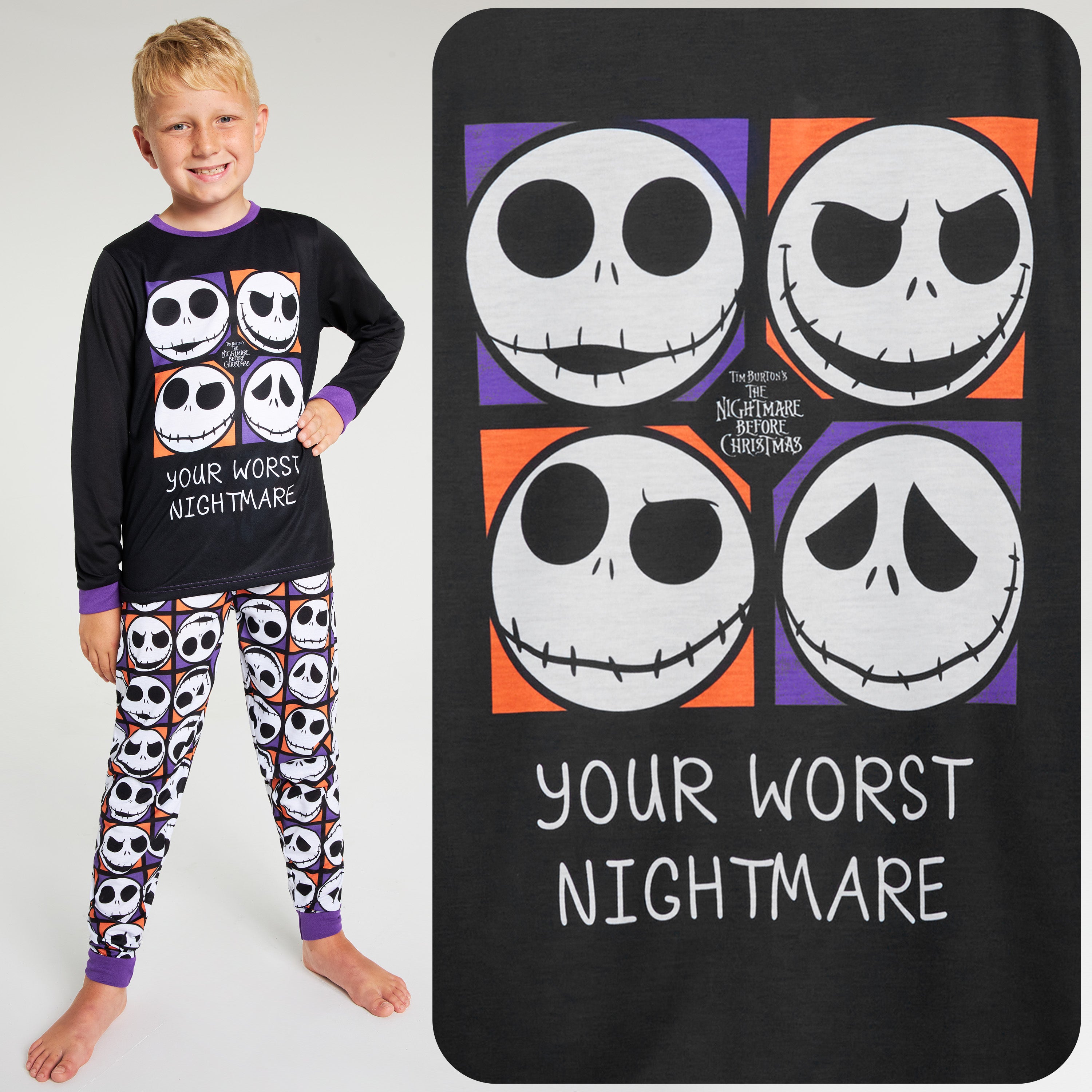 get-trend-nightmare-before-christmas-pyjama-gar-on-long image 2