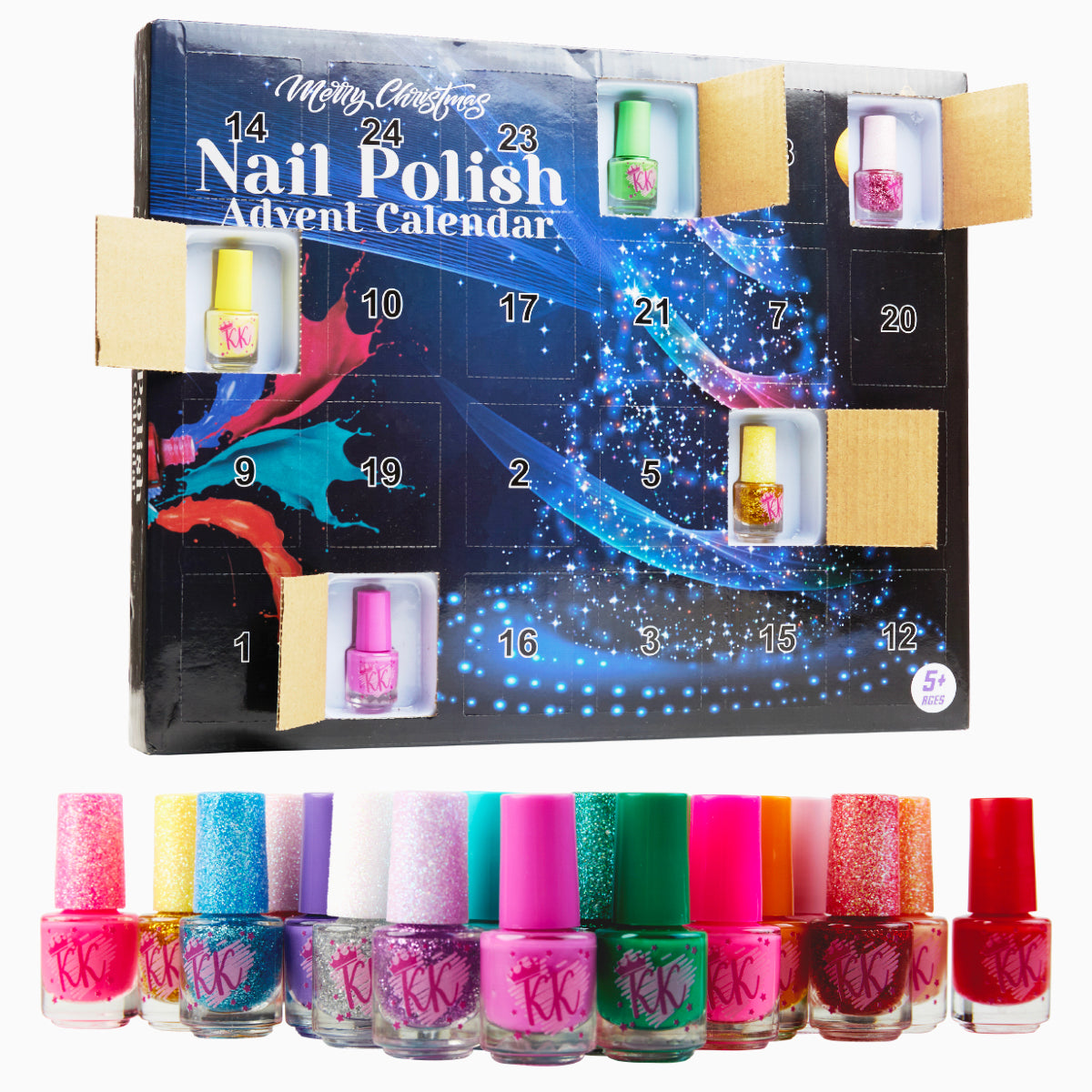 get-trend-calendrier-avent-enfant-vernis-24-cases-maquillage image 1