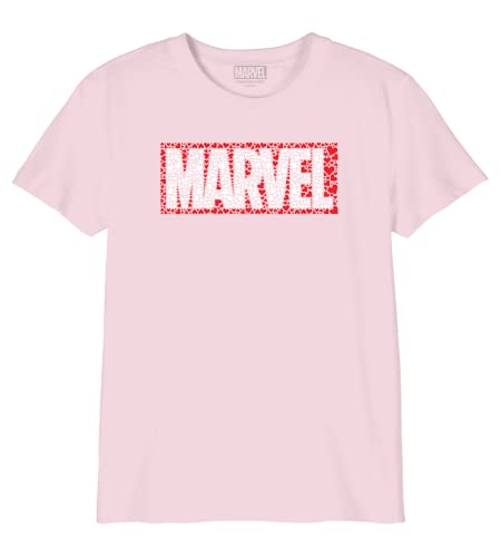 marvel-t-shirt-fille-rose-p-le-6-ans-super-h-ros image 4