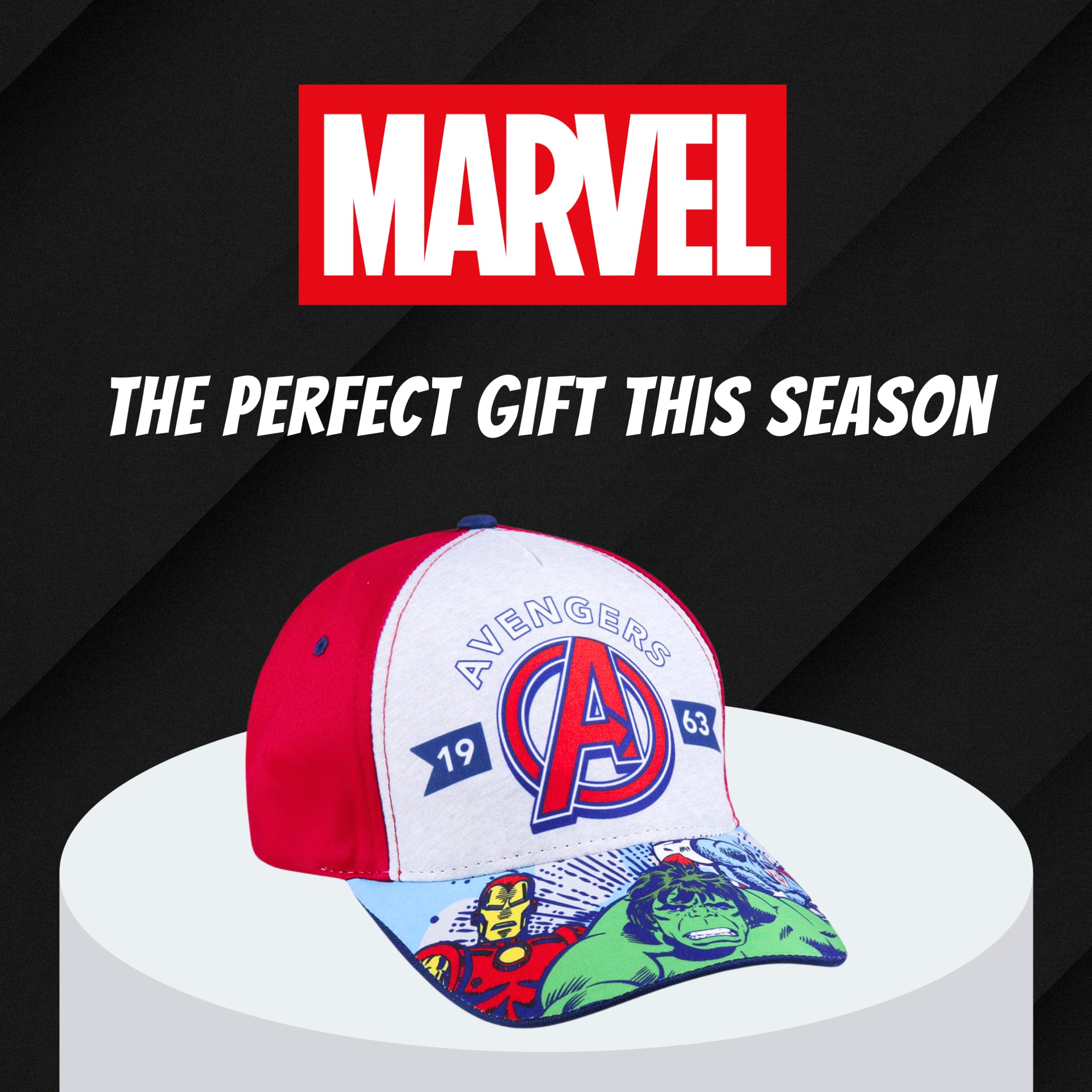 marvel-avengers-casquette-gar-on-rouge-r-glable image 7