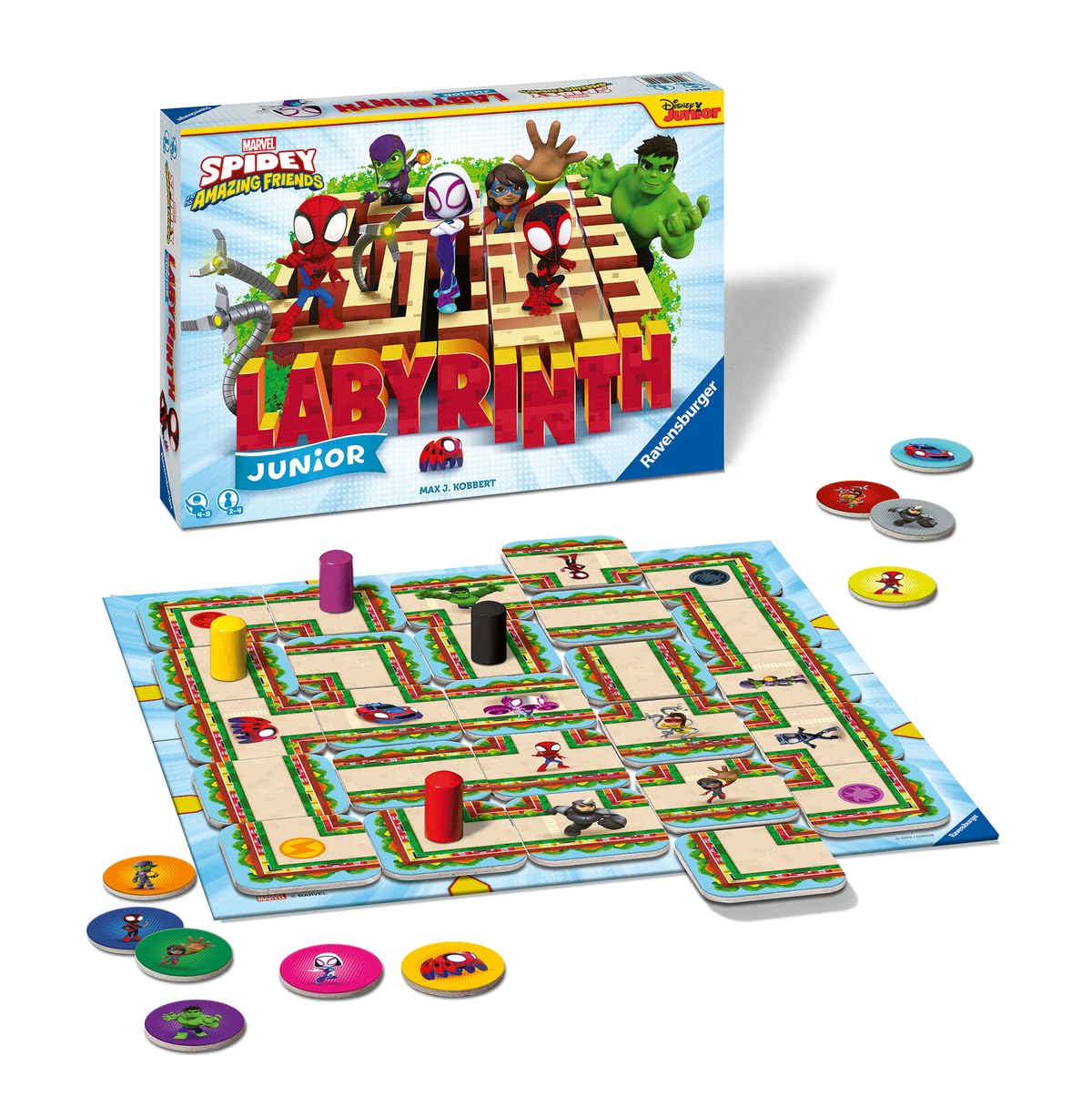 ravensburger-labyrinthe-junior-spidey-jeu-soci-t-4-ans image 3