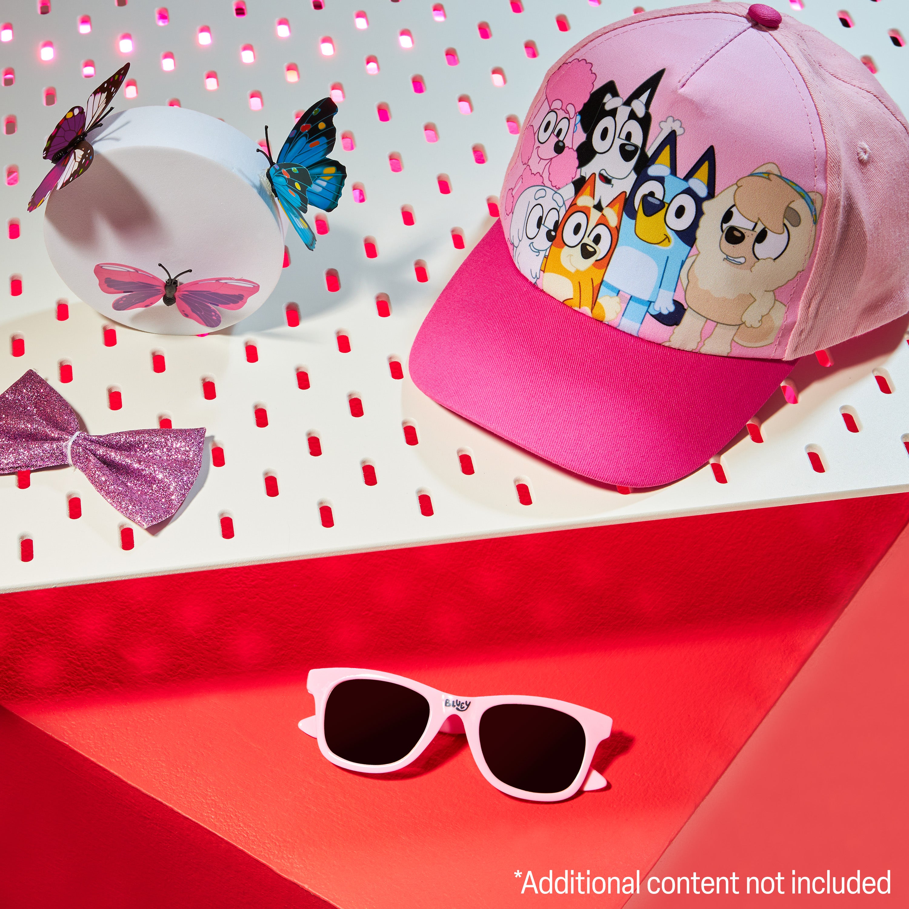 bluey-girls-lunettes-casquette-enfant-rose image 2