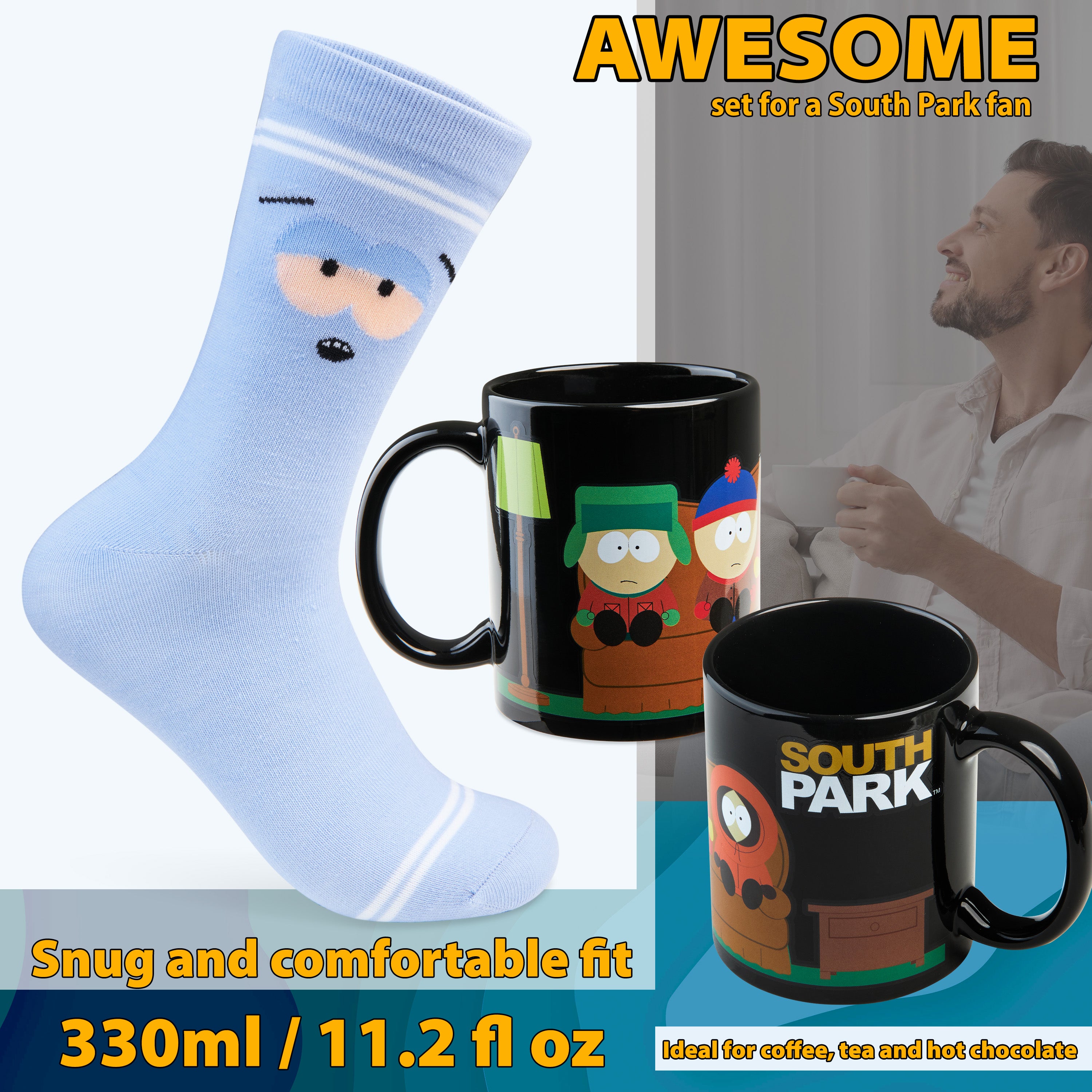 south-park-coffret-mug-c-ramique-330ml-chaussettes-homme image 4