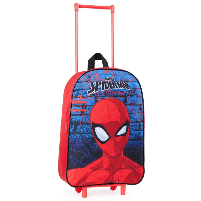 marvel-spider-man-valise-trolley-enfant-pliable-cabine image 1