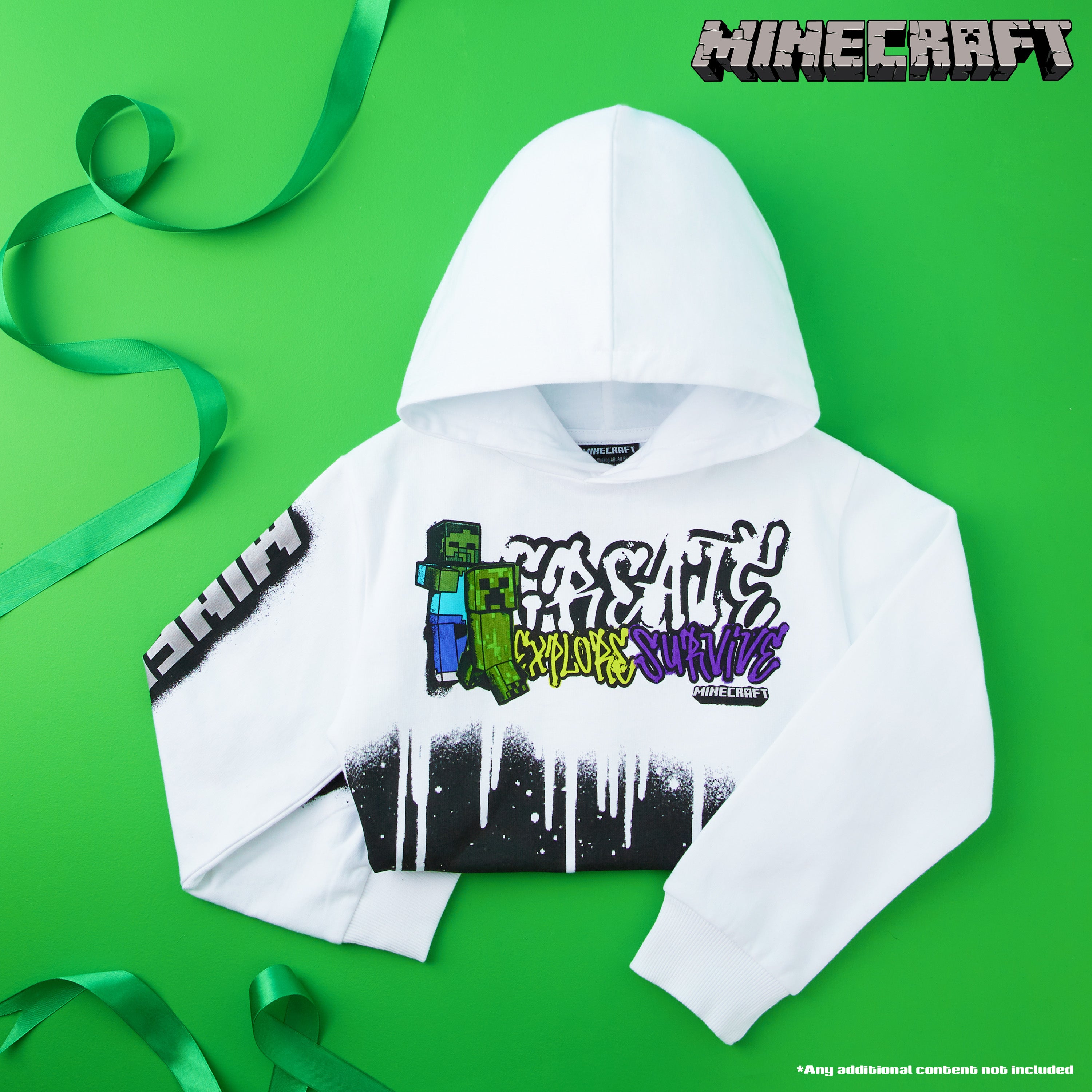 minecraft-creeper-sweat-capuche-gar-on-coton-11-12-ans image 2