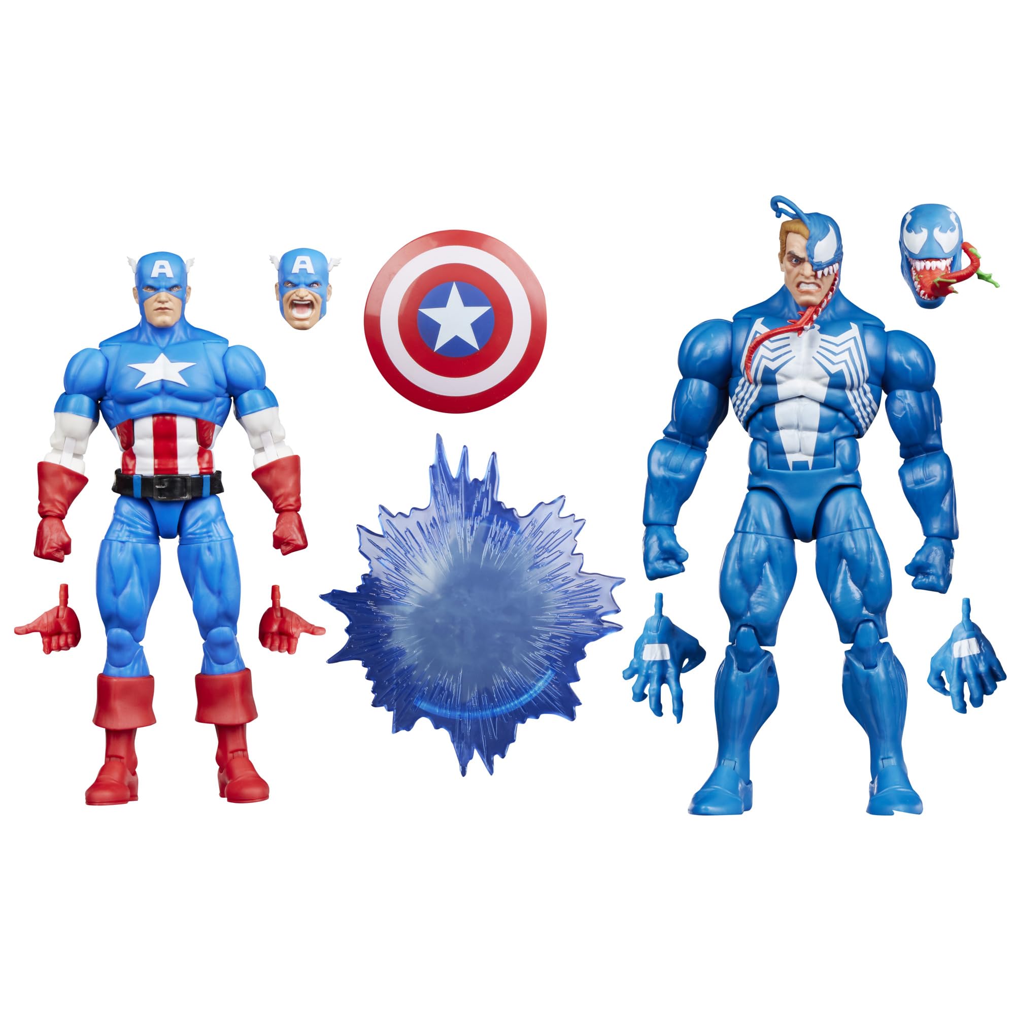 marvel-legends-gamerverse-captain-america-vs-venom-pack-2-figurines-15cm image 1