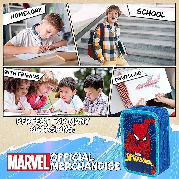 marvel-spider-man-trousse-garnie-multi-compartiments-avengers image 5
