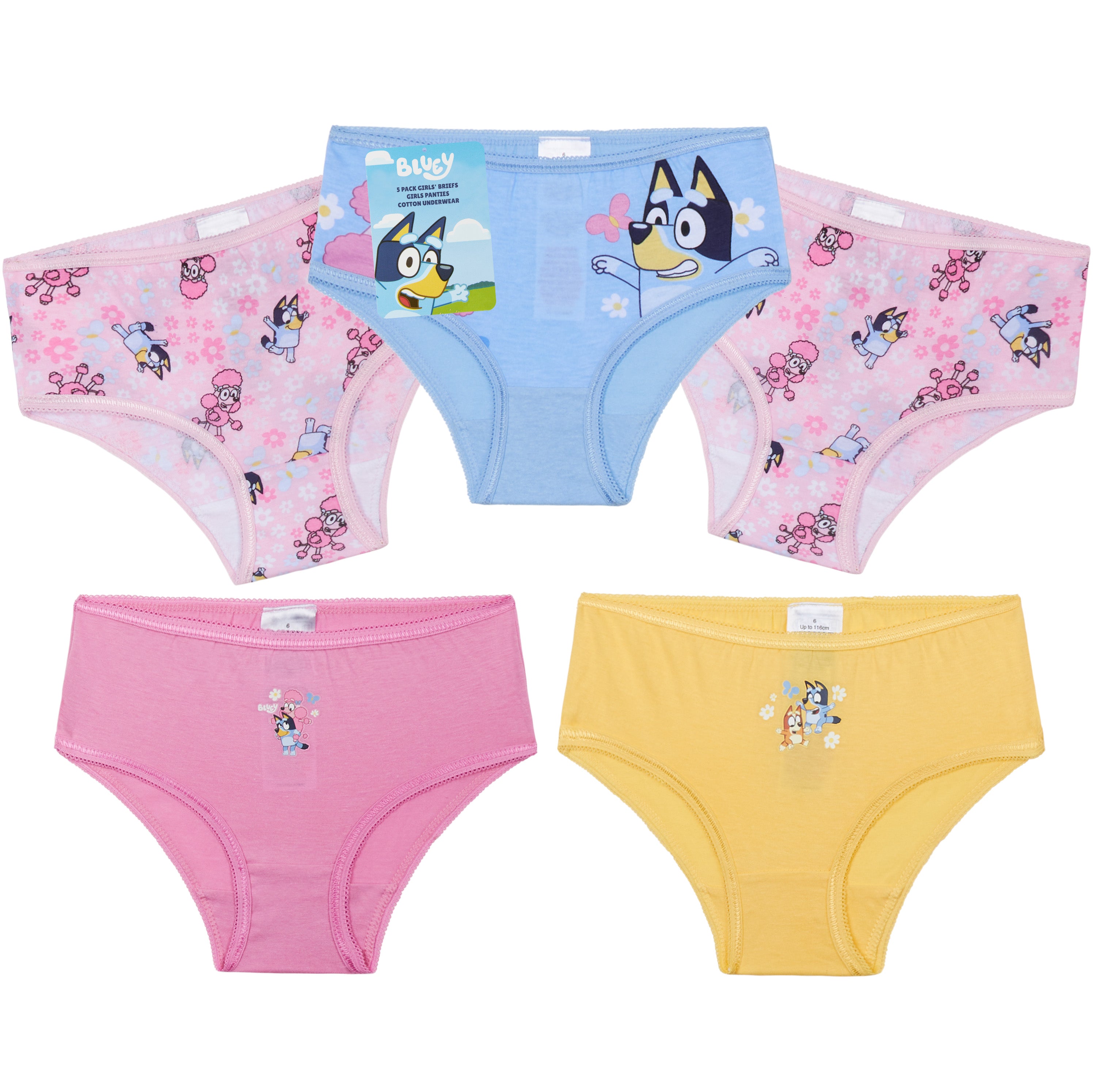 get-trend-girls-bluey-culotte-fille-lot-5-respirant image 1