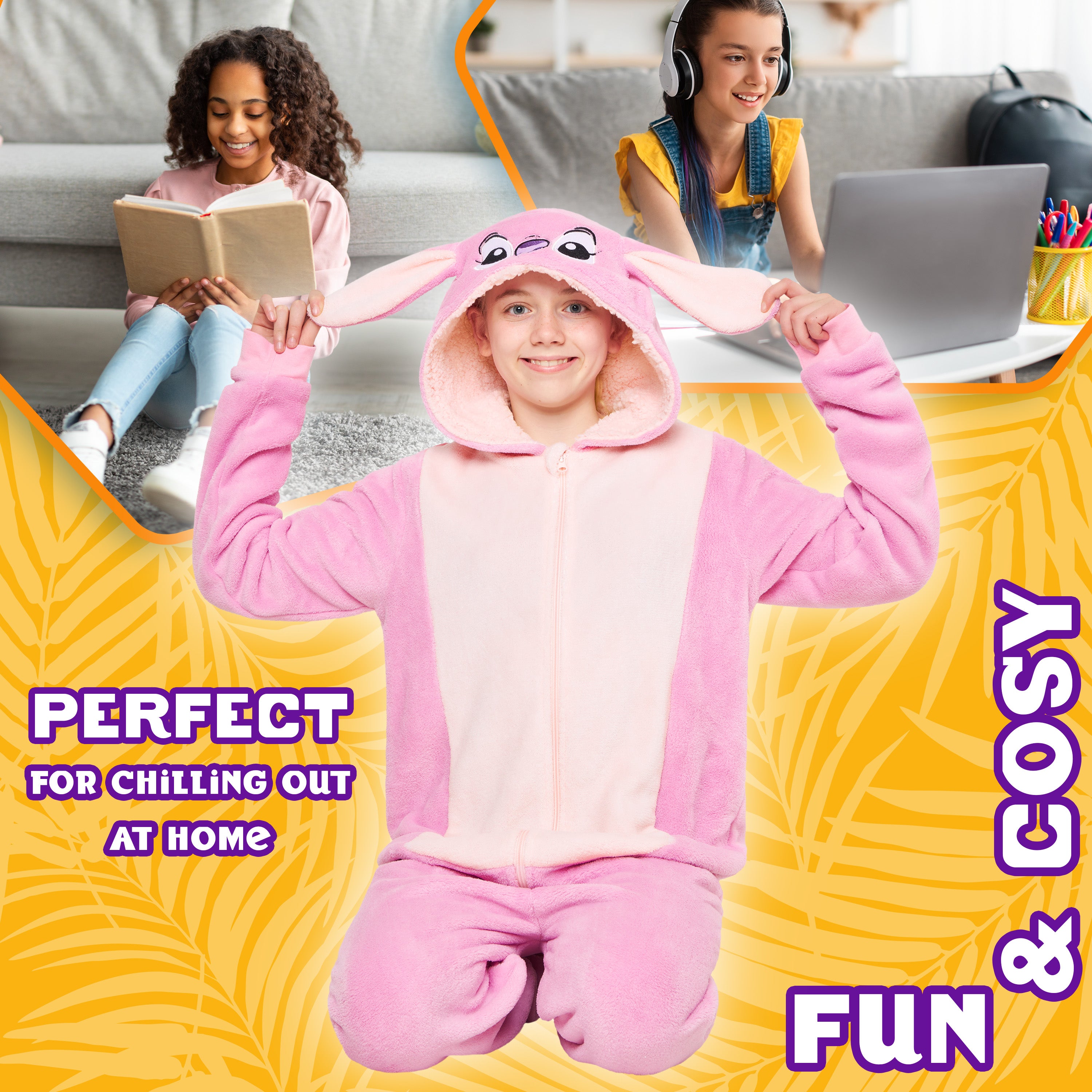 disney-angel-combinaison-pyjama-fille-7-8-ans-polaire image 5