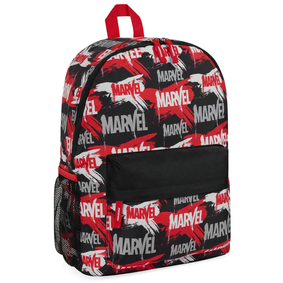 get-trend-marvel-sac-dos-enfant-rouge-noir-super-h-ros image 1