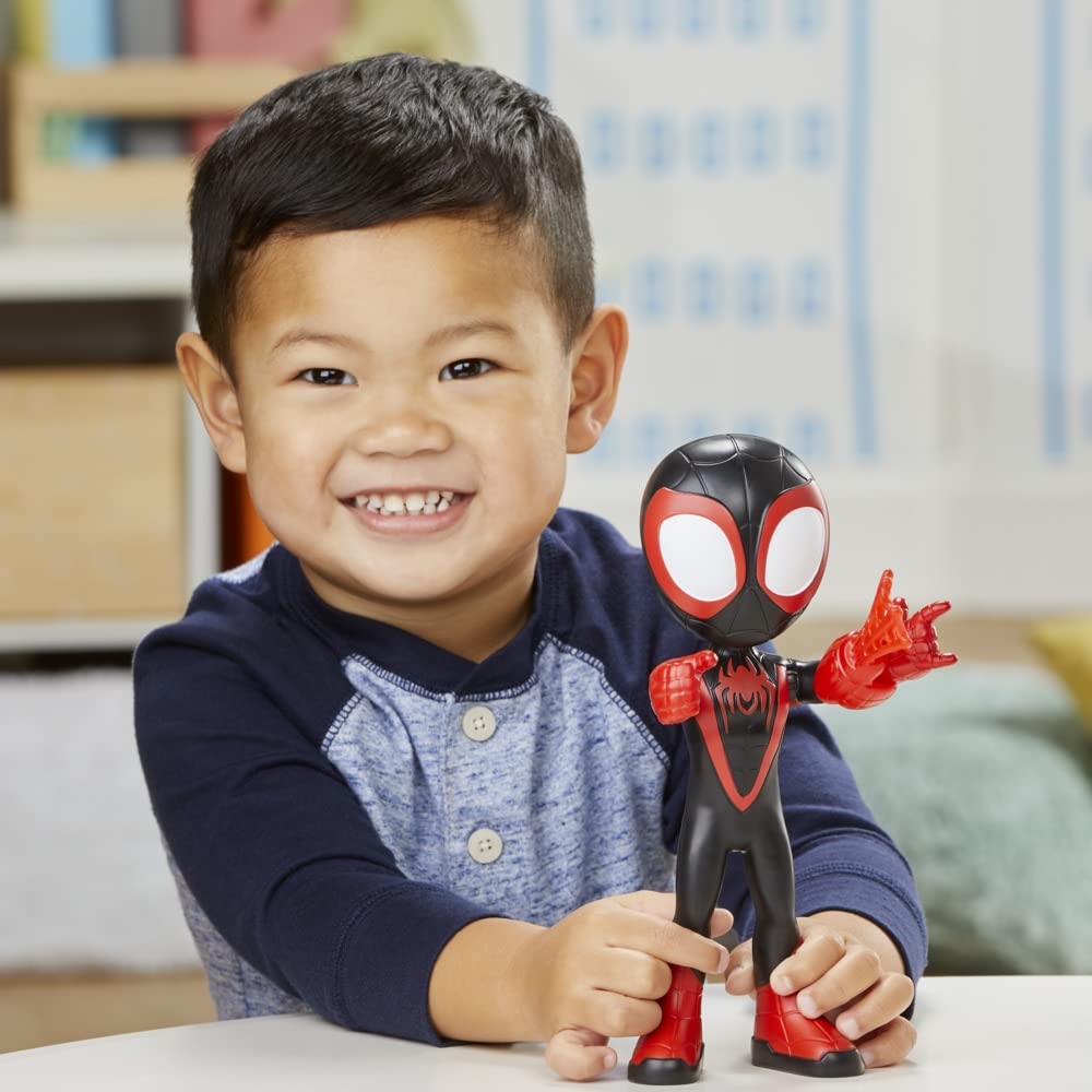 spidey-amazing-friends-miles-morales-22-5-cm-figurine-g-ante-enfant image 8