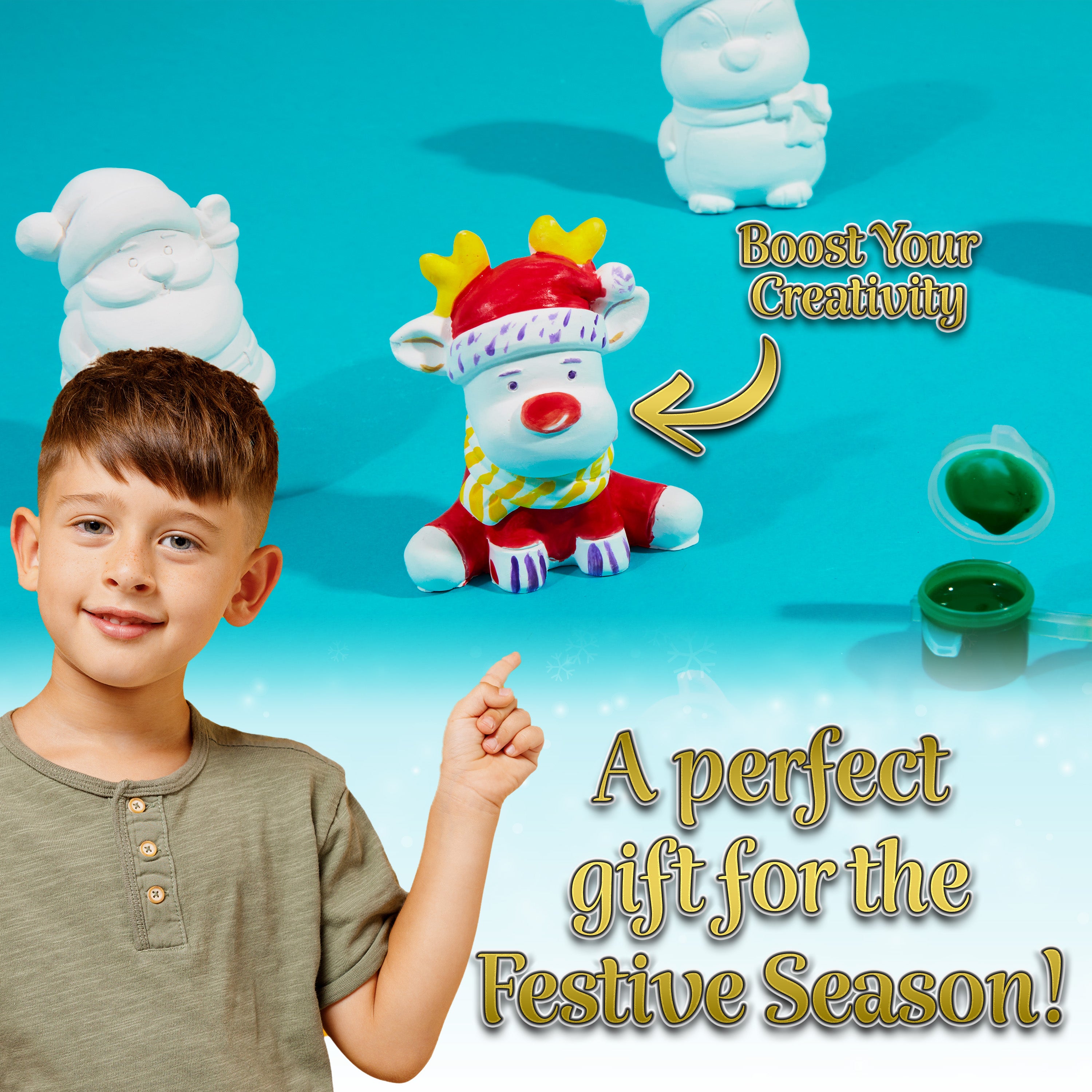kreativekraft-kit-peinture-no-l-enfant-set-4-pl-tre image 2