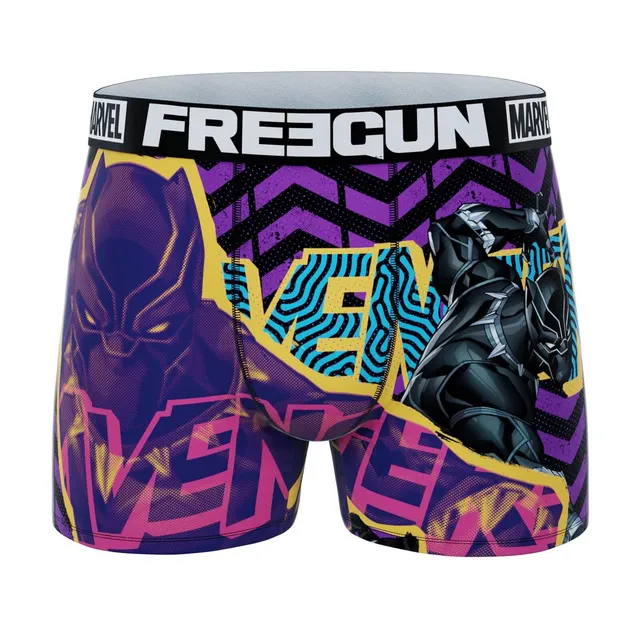 freegun-marvel-avengers-black-panther-boxer-homme-noir-taille-m image 1
